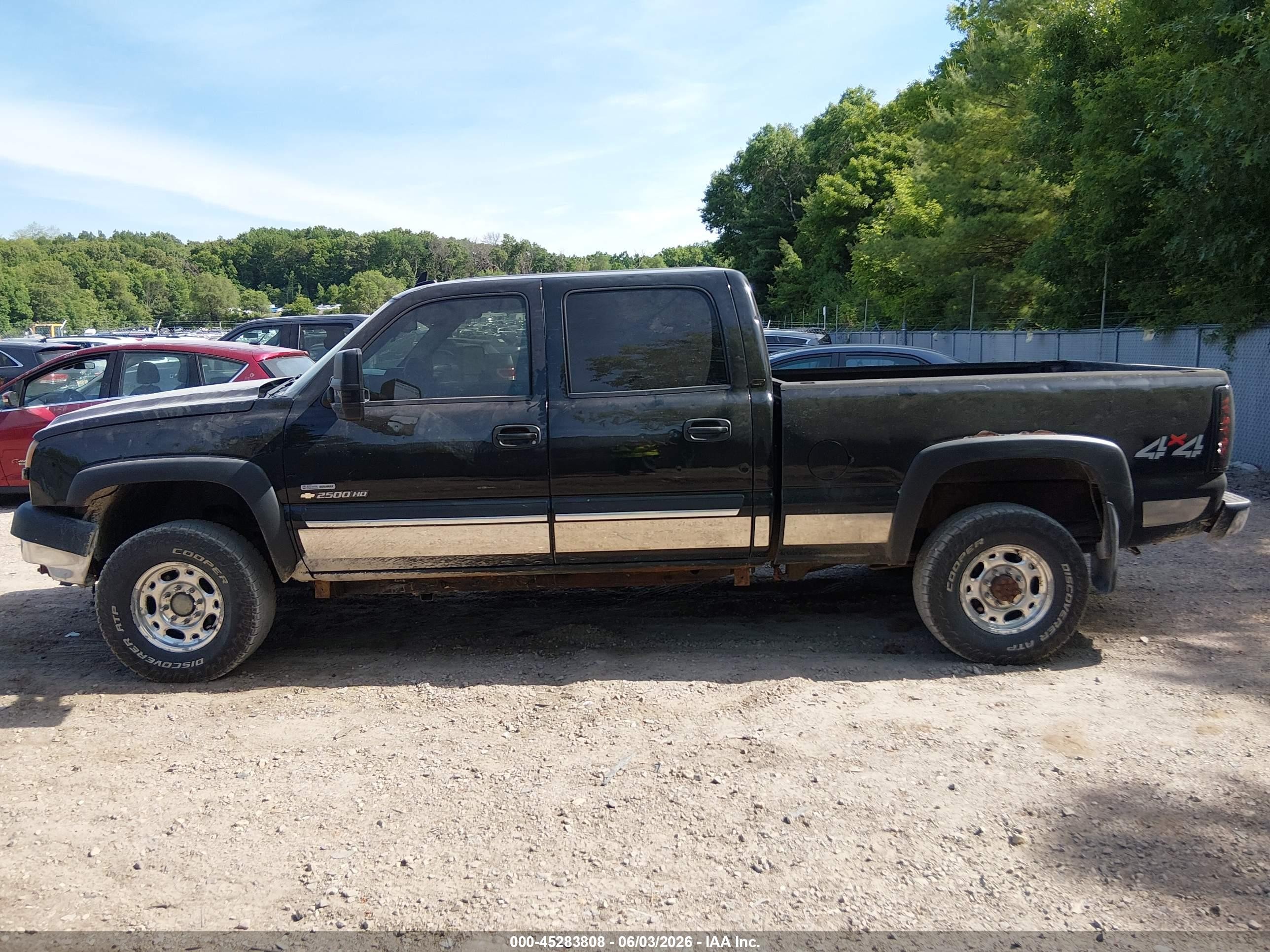 2007 Chevrolet Silverado 2500hd Classic Lt3 Black vin: 1GCHK23D97F140711