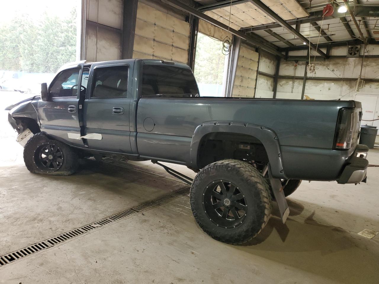 2007 Chevrolet Silverado K2500 Heavy Duty Blue vin: 1GCHK23D97F183459