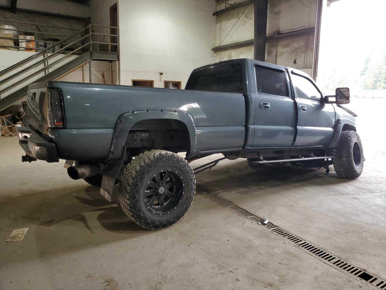 2007 Chevrolet Silverado K2500 Heavy Duty Blue vin: 1GCHK23D97F183459