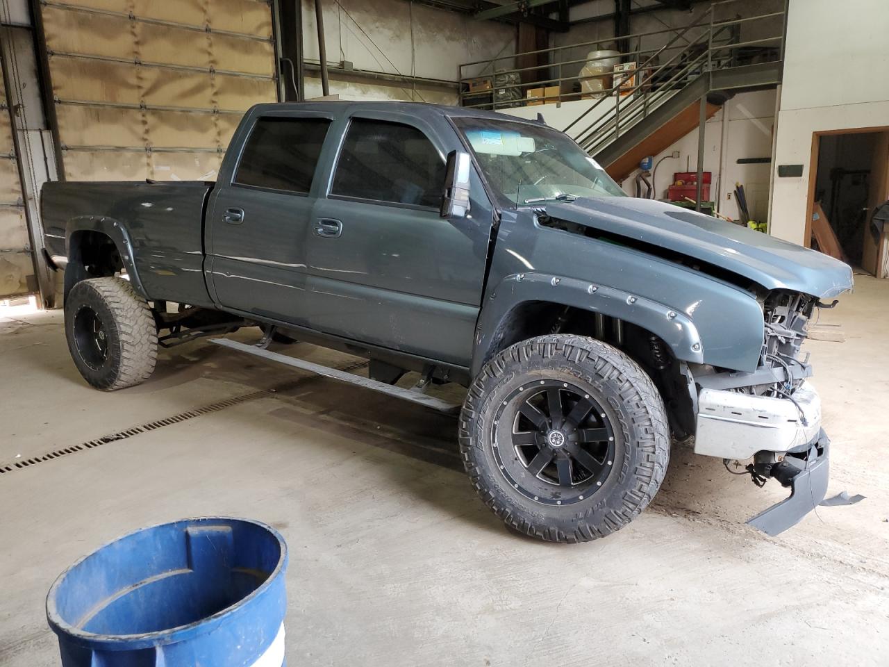 2007 Chevrolet Silverado K2500 Heavy Duty Blue vin: 1GCHK23D97F183459