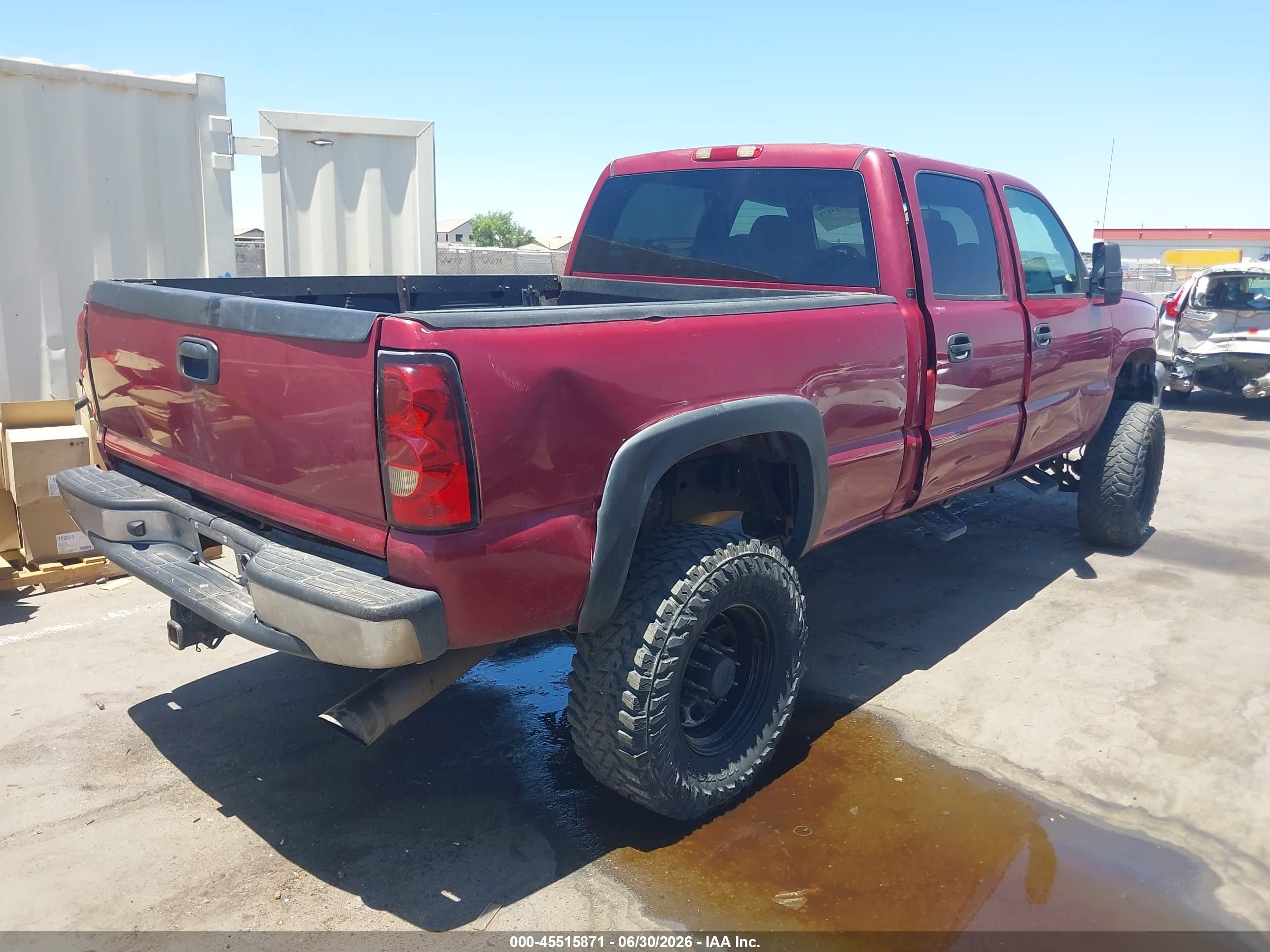 2006 Chevrolet Silverado 2500hd Lt2 Maroon vin: 1GCHK23DX6F176227
