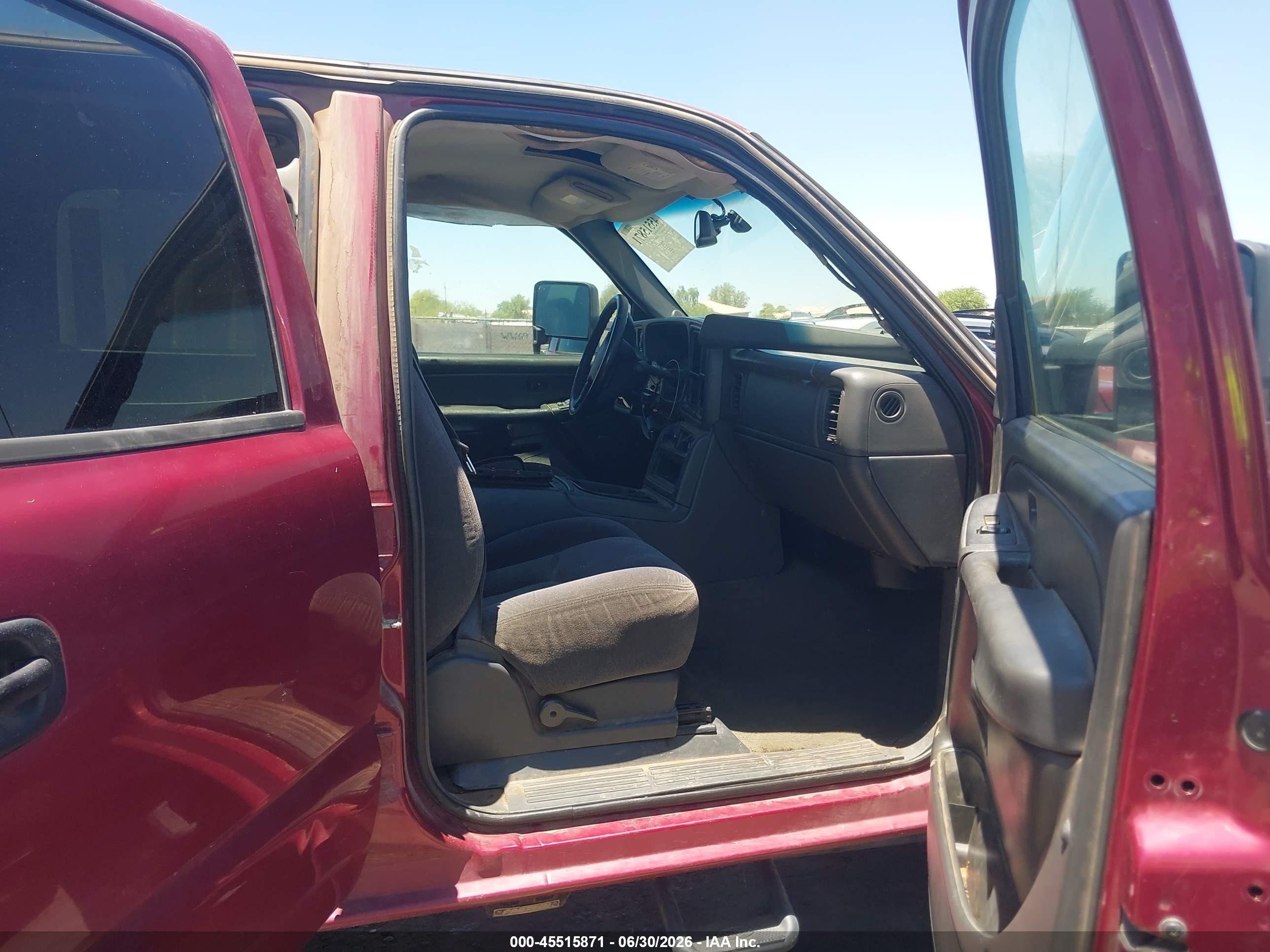 2006 Chevrolet Silverado 2500hd Lt2 Maroon vin: 1GCHK23DX6F176227