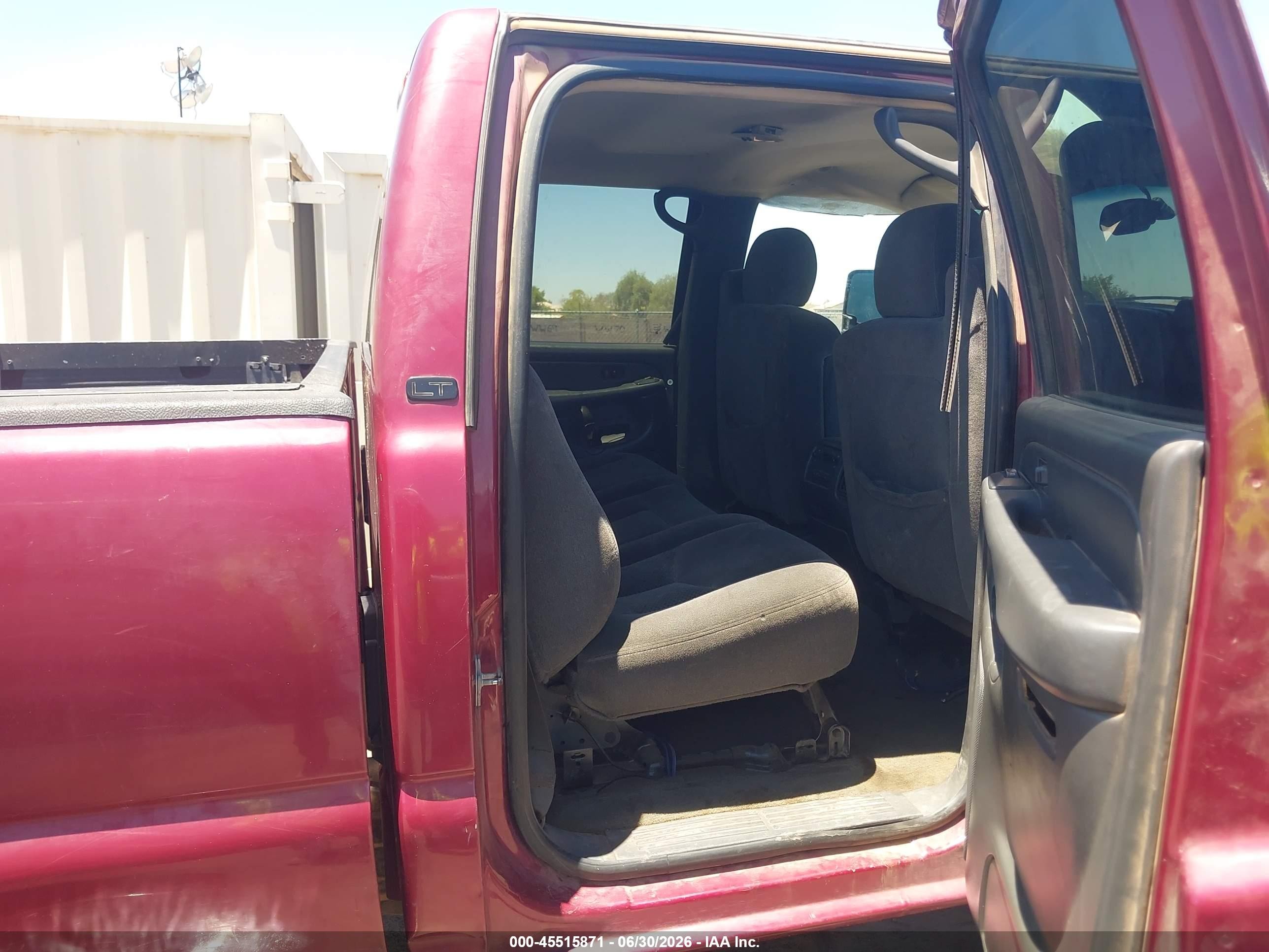 2006 Chevrolet Silverado 2500hd Lt2 Maroon vin: 1GCHK23DX6F176227