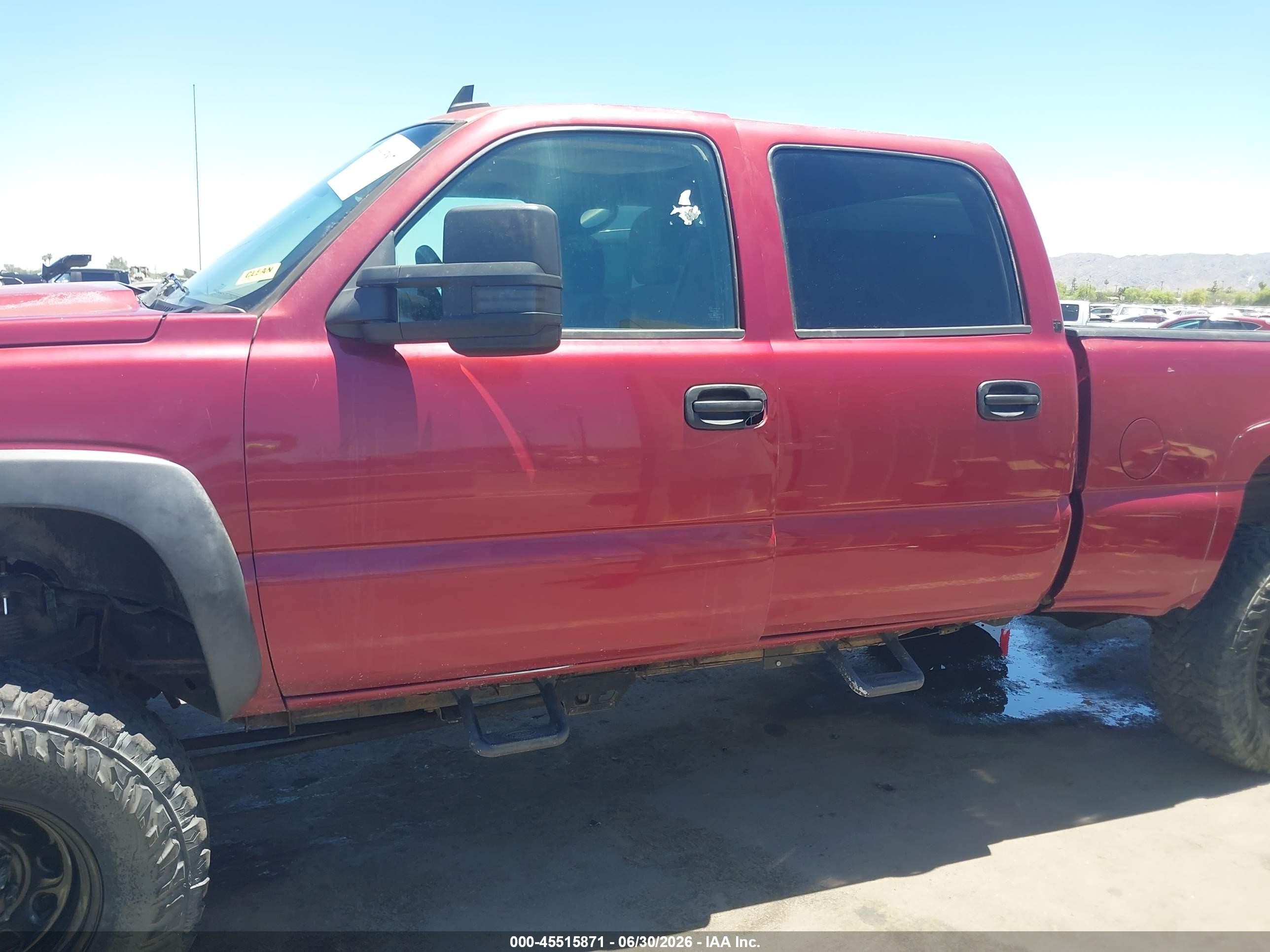 2006 Chevrolet Silverado 2500hd Lt2 Maroon vin: 1GCHK23DX6F176227