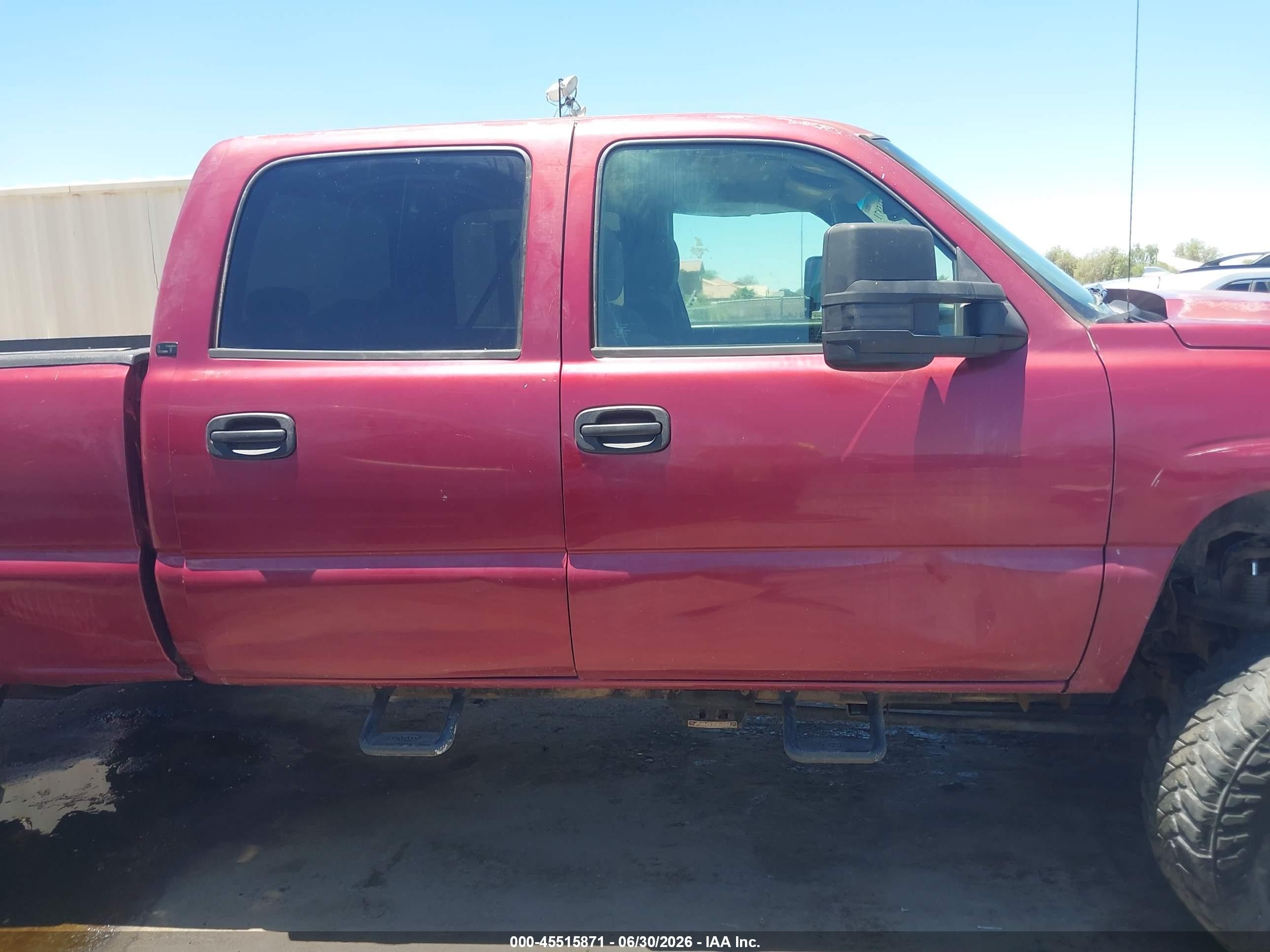 2006 Chevrolet Silverado 2500hd Lt2 Maroon vin: 1GCHK23DX6F176227