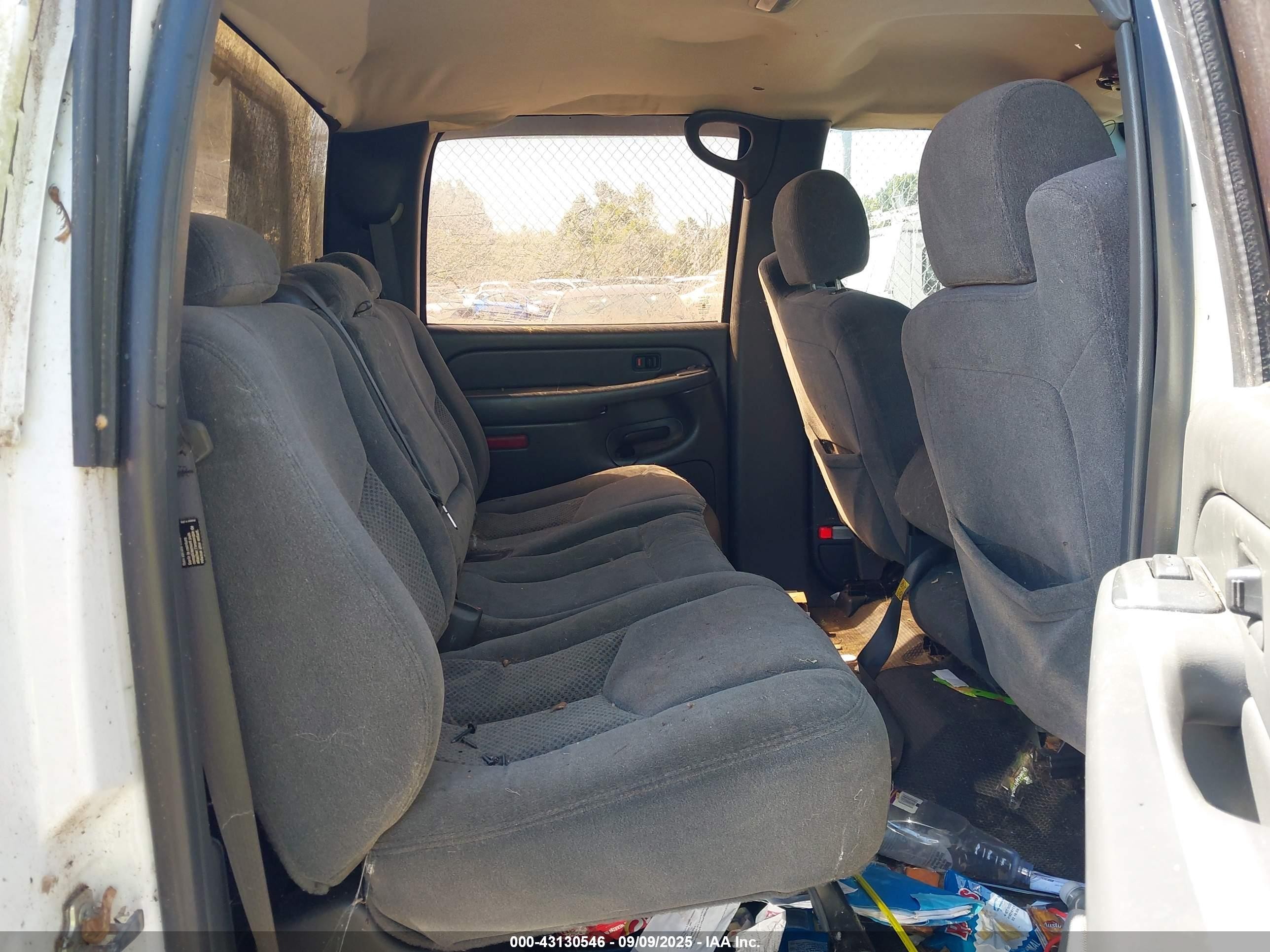 2006 Chevrolet Silverado 2500hd Work Truck White vin: 1GCHK23DX6F239956