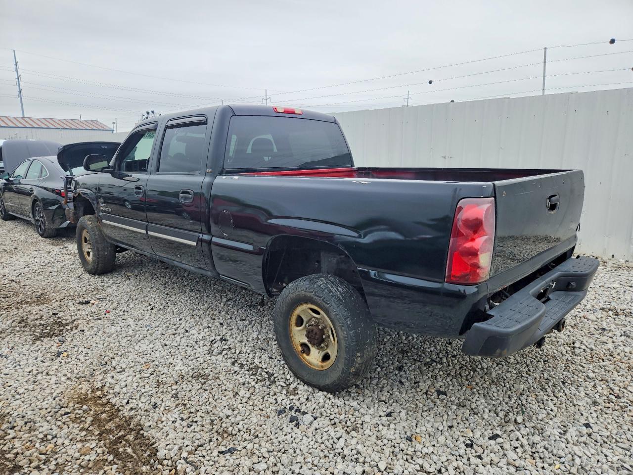 2007 Chevrolet Silverado K2500 Heavy Duty Black vin: 1GCHK23DX7F133346