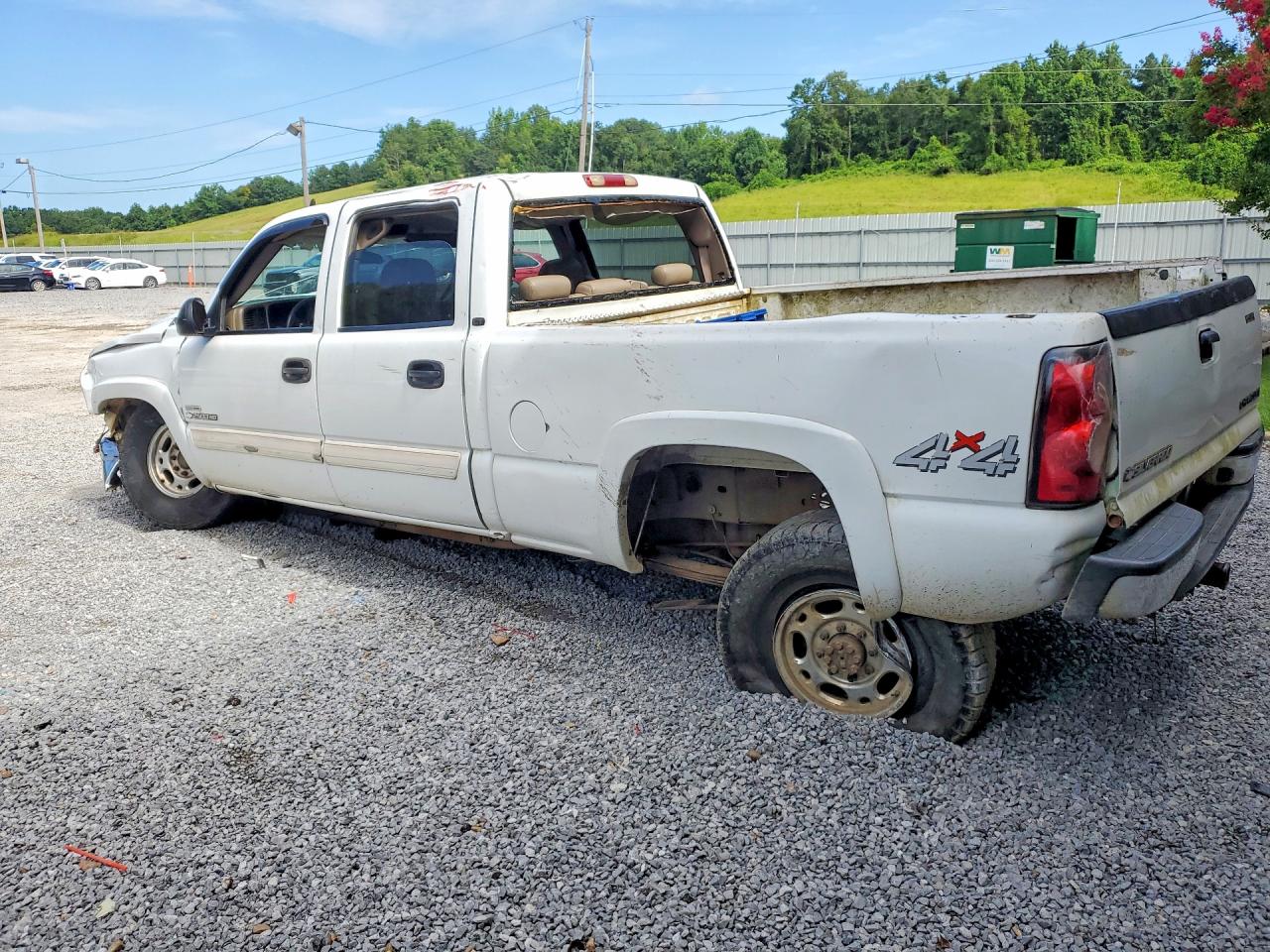 2007 Chevrolet Silverado K2500 Heavy Duty White vin: 1GCHK23DX7F188833