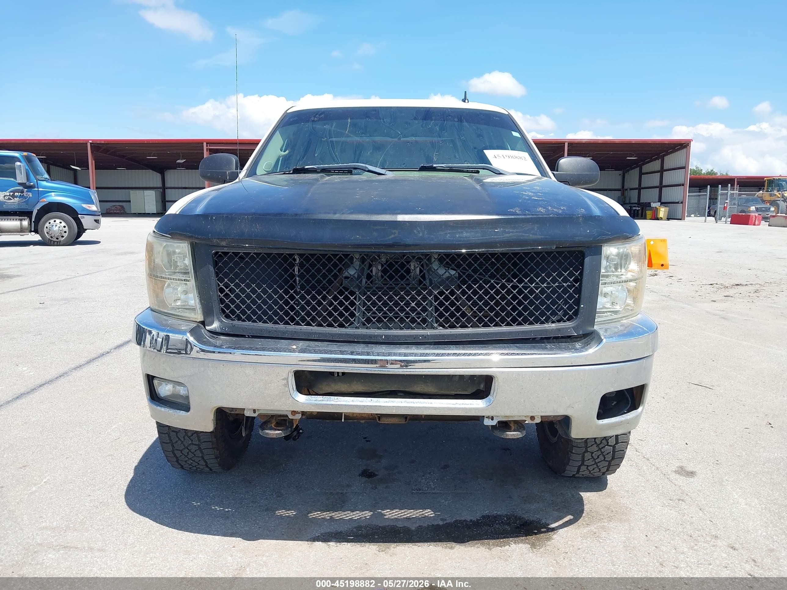 2007 Chevrolet Silverado 2500hd Work Truck White vin: 1GCHK23K07F525475