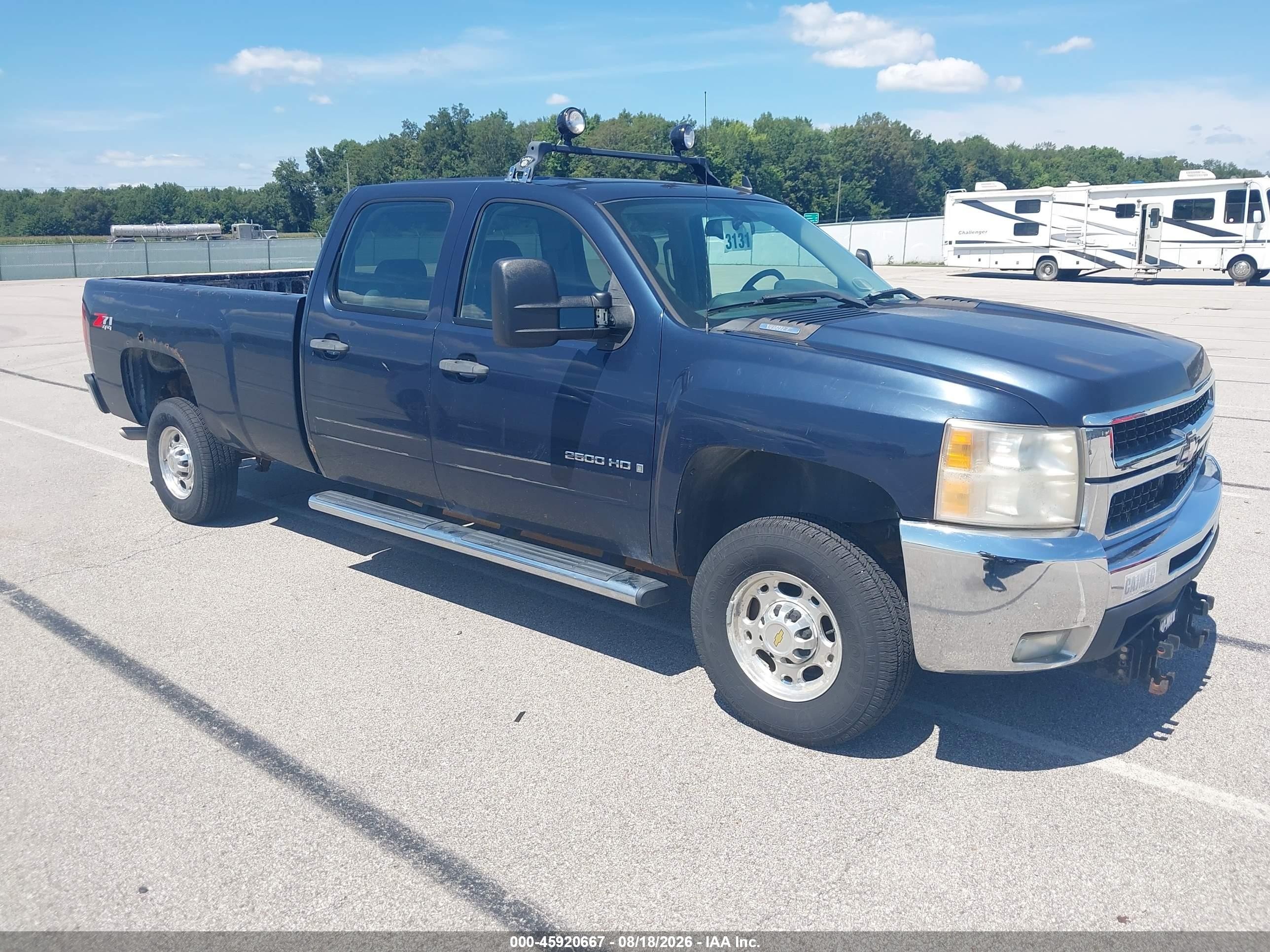 2008 Chevrolet Silverado 2500hd Lt1 Black vin: 1GCHK23K08F165593