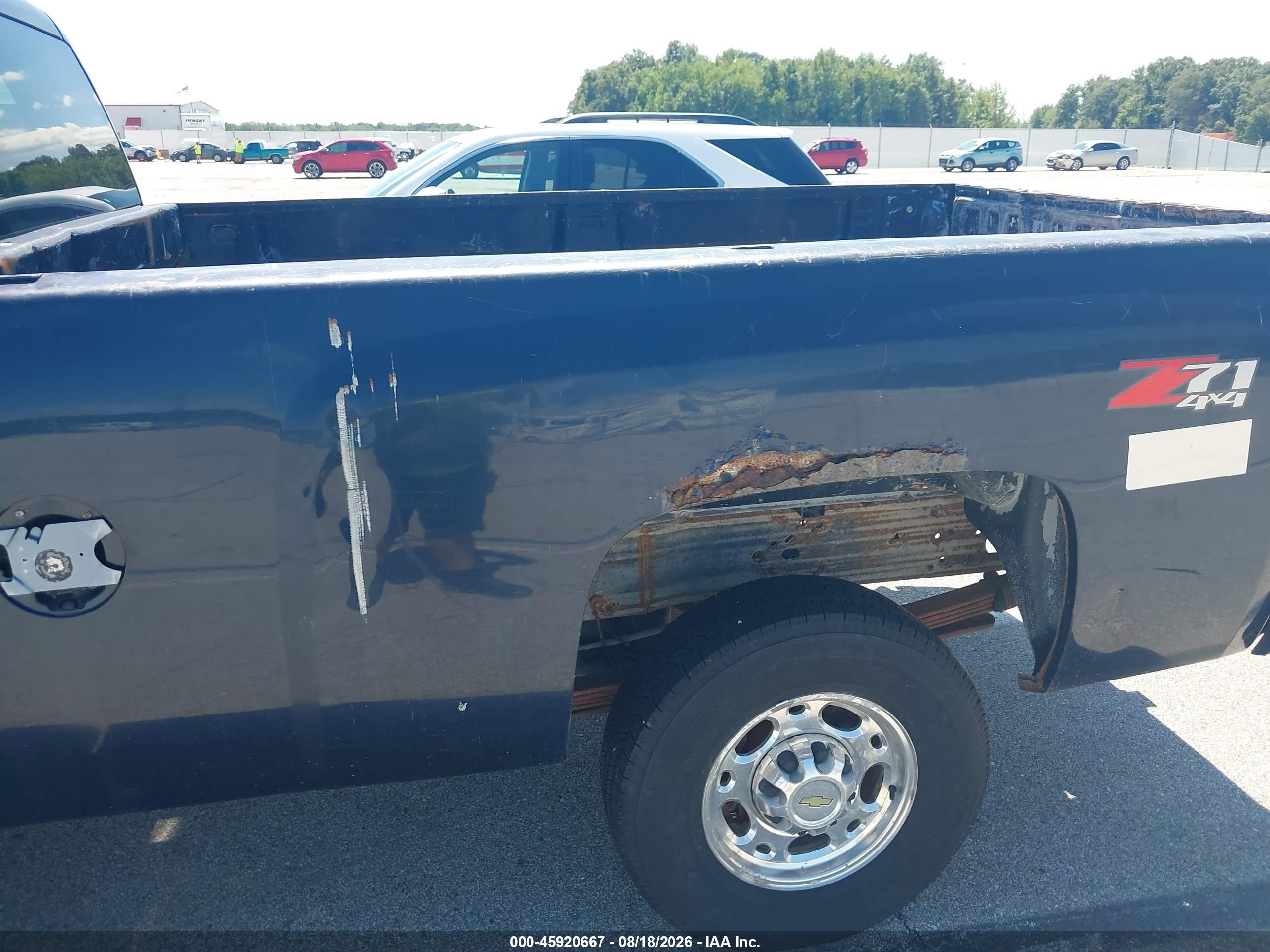 2008 Chevrolet Silverado 2500hd Lt1 Black vin: 1GCHK23K08F165593
