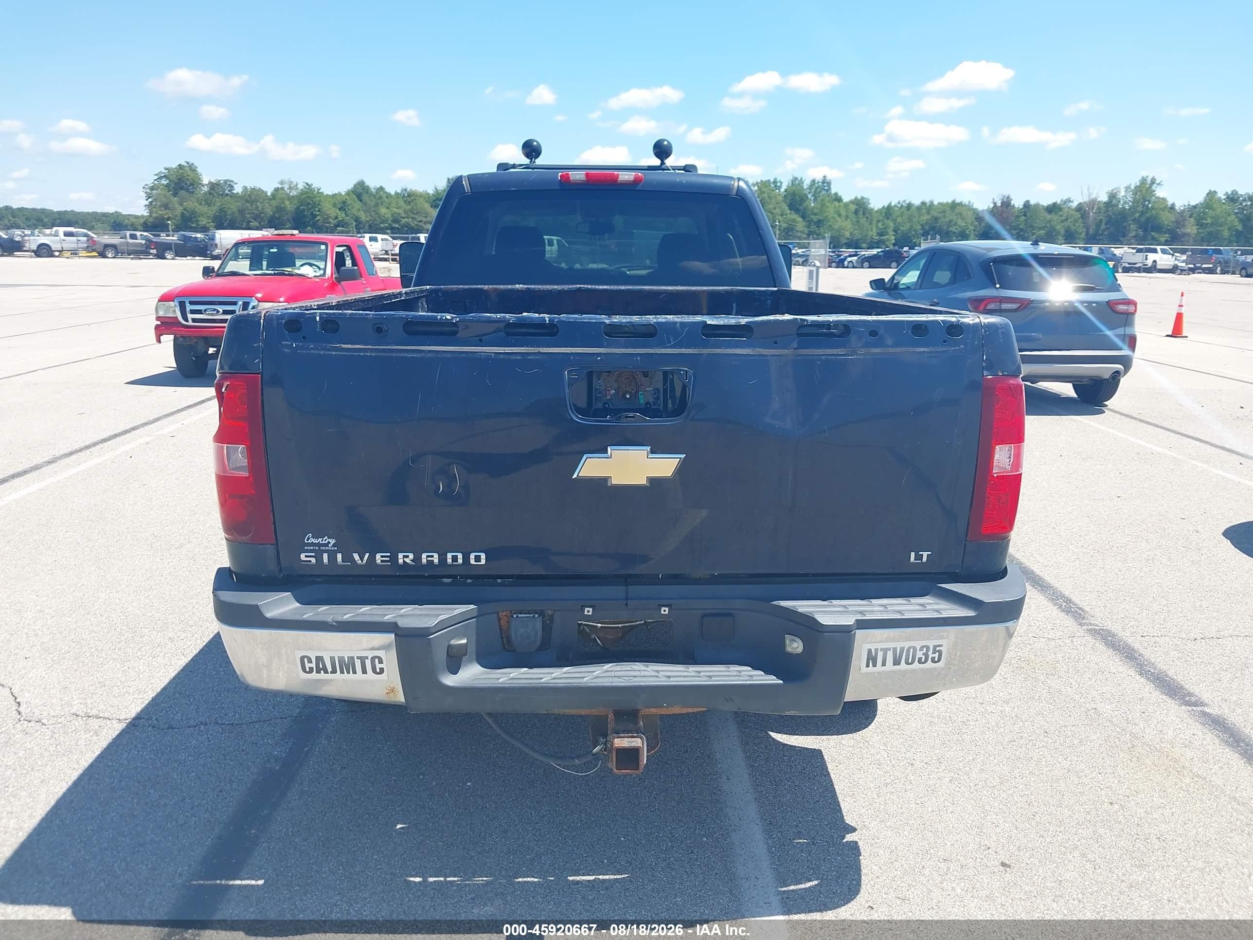 2008 Chevrolet Silverado 2500hd Lt1 Black vin: 1GCHK23K08F165593