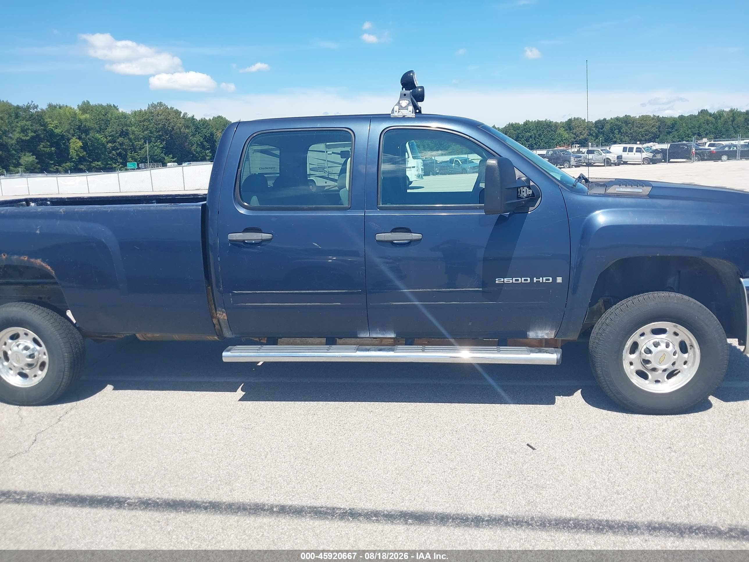 2008 Chevrolet Silverado 2500hd Lt1 Black vin: 1GCHK23K08F165593