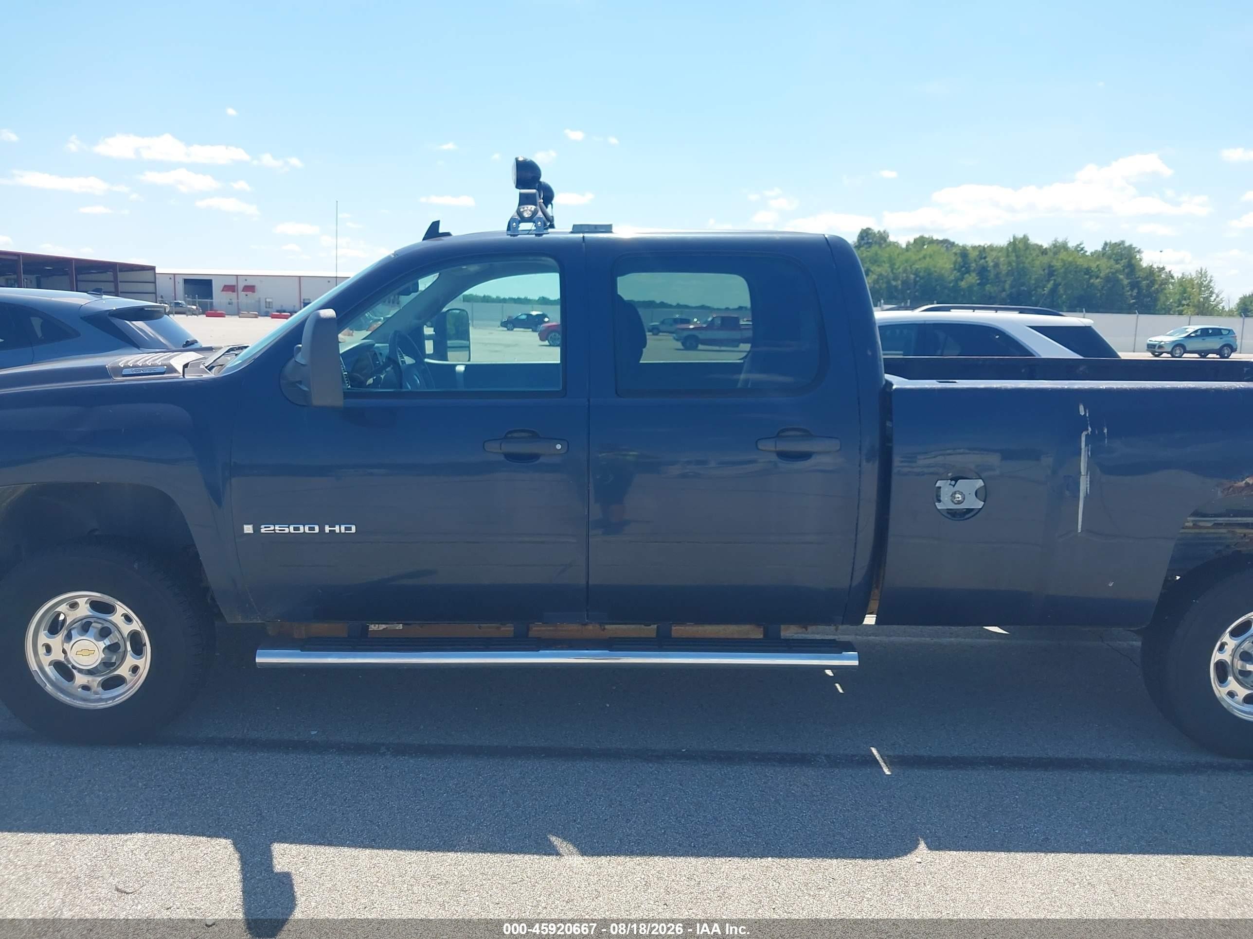 2008 Chevrolet Silverado 2500hd Lt1 Black vin: 1GCHK23K08F165593