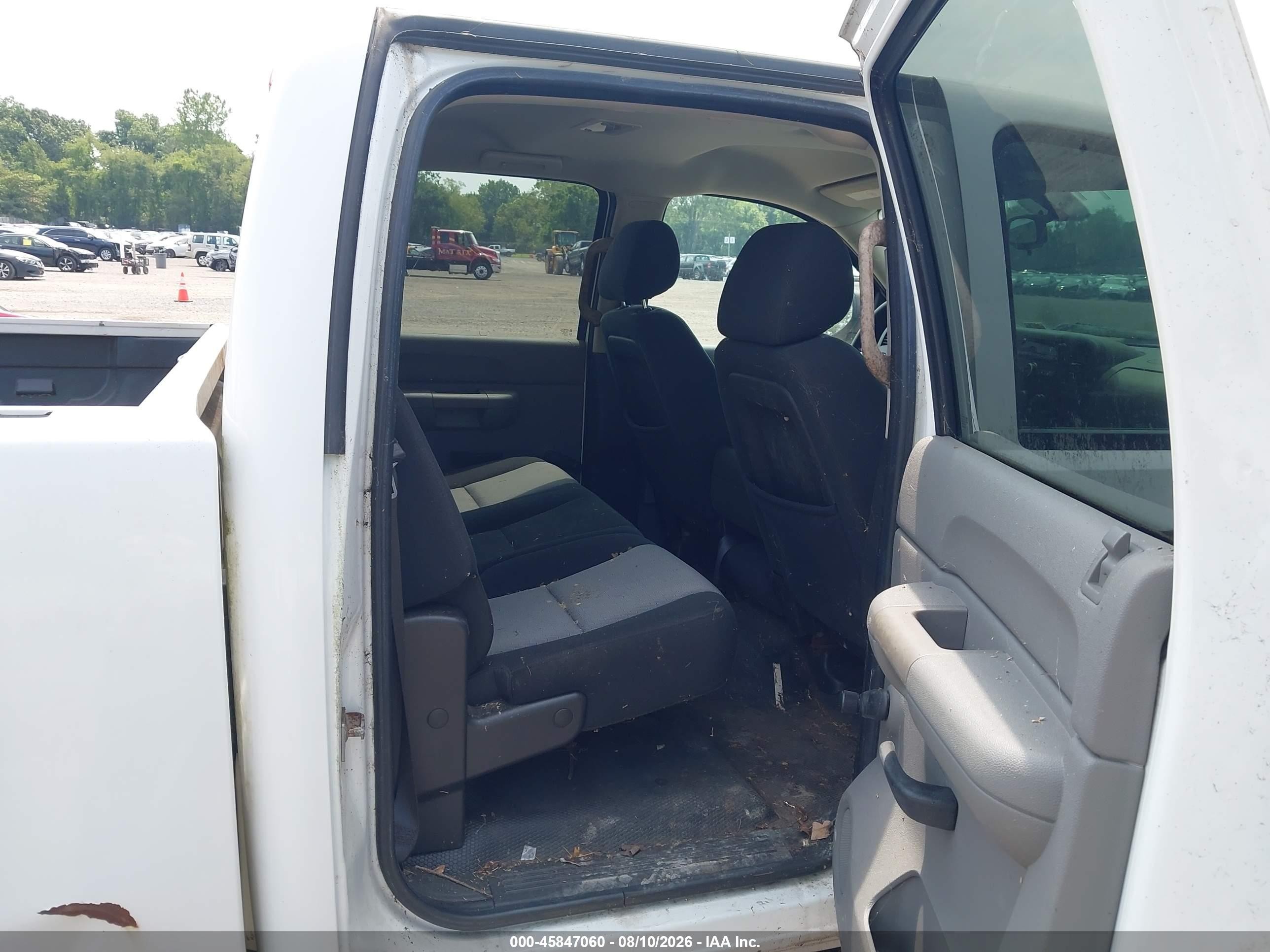 2008 Chevrolet Silverado 2500hd Work Truck White vin: 1GCHK23K18F190891