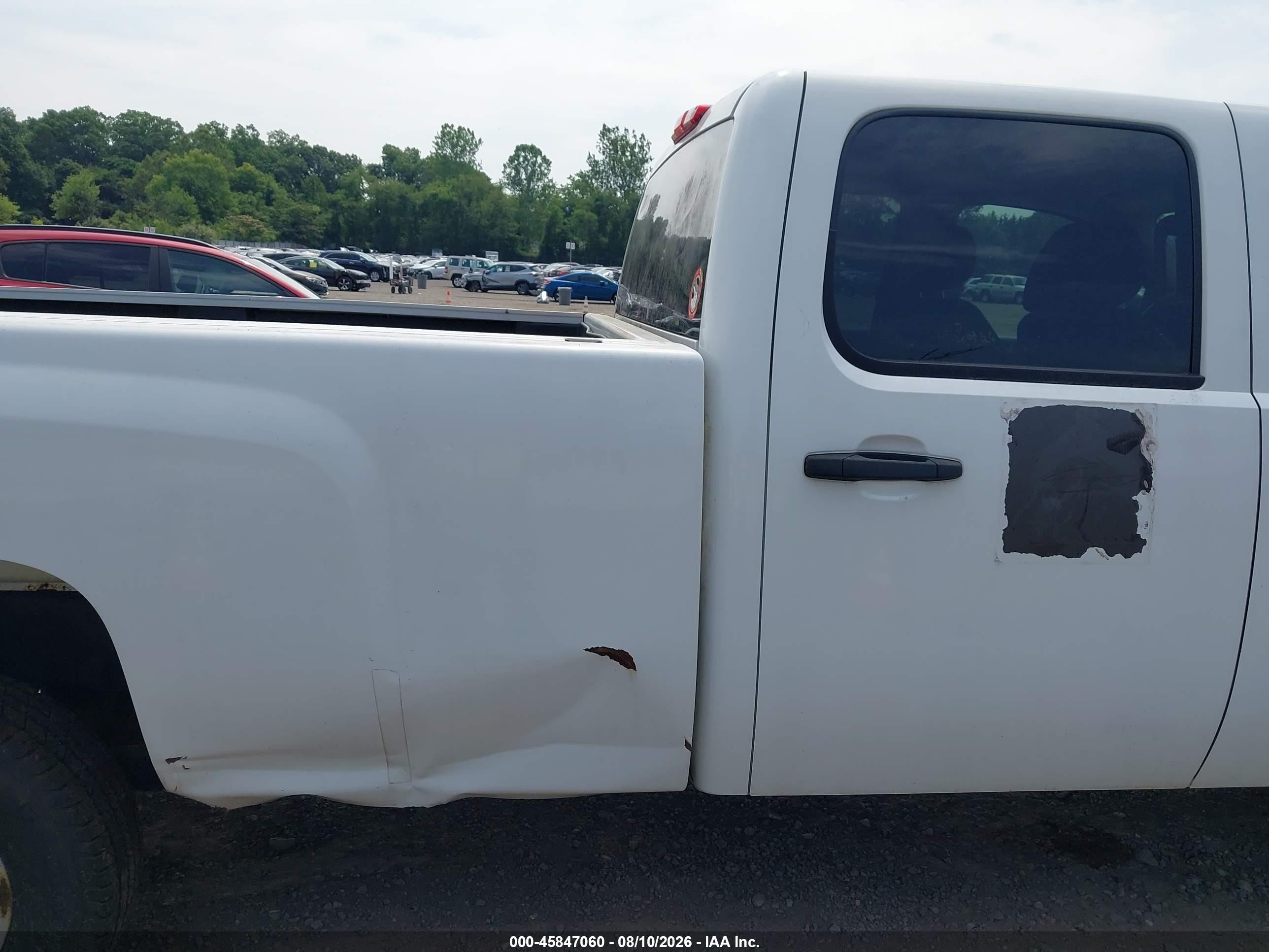 2008 Chevrolet Silverado 2500hd Work Truck White vin: 1GCHK23K18F190891