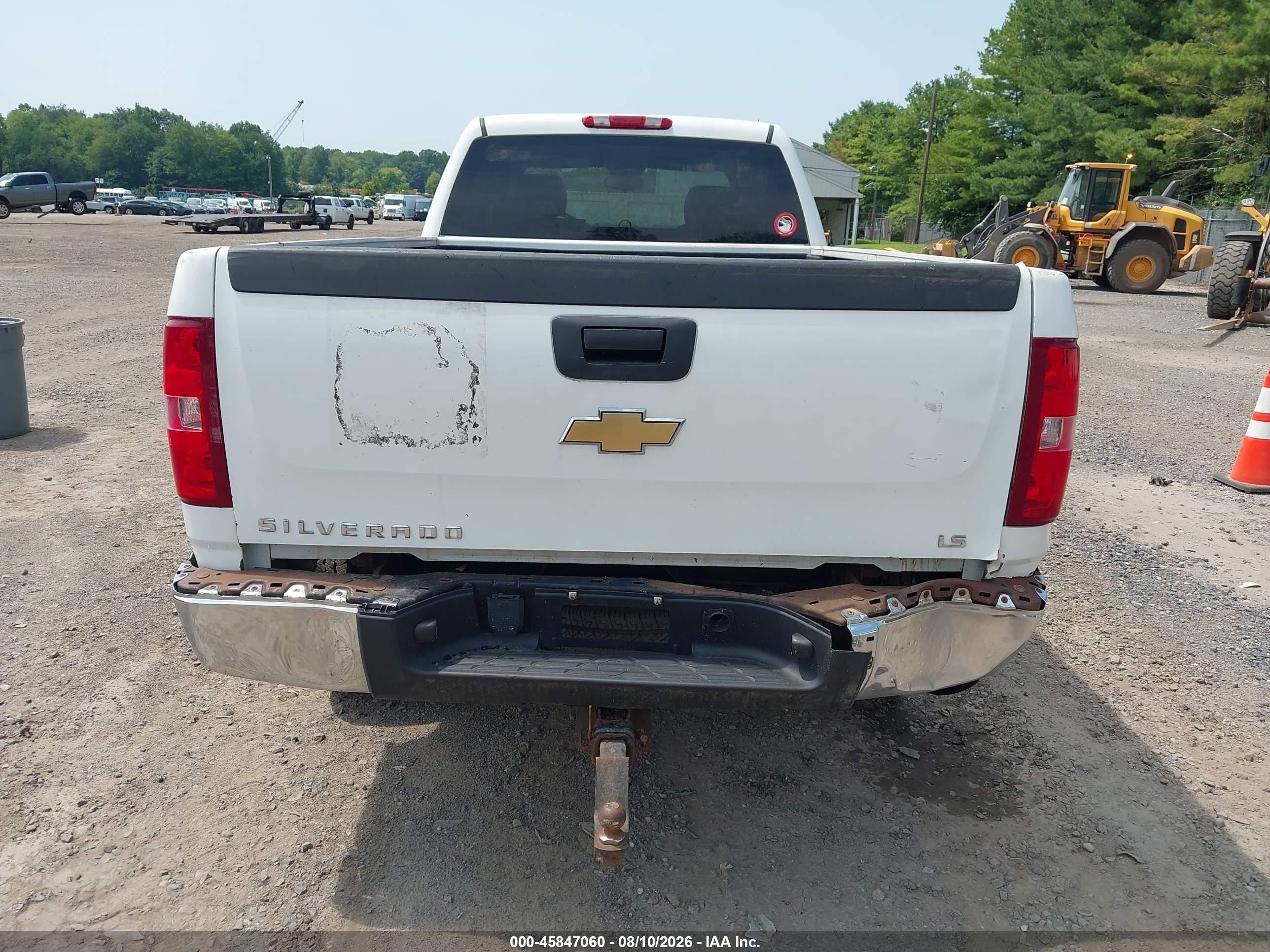 2008 Chevrolet Silverado 2500hd Work Truck White vin: 1GCHK23K18F190891