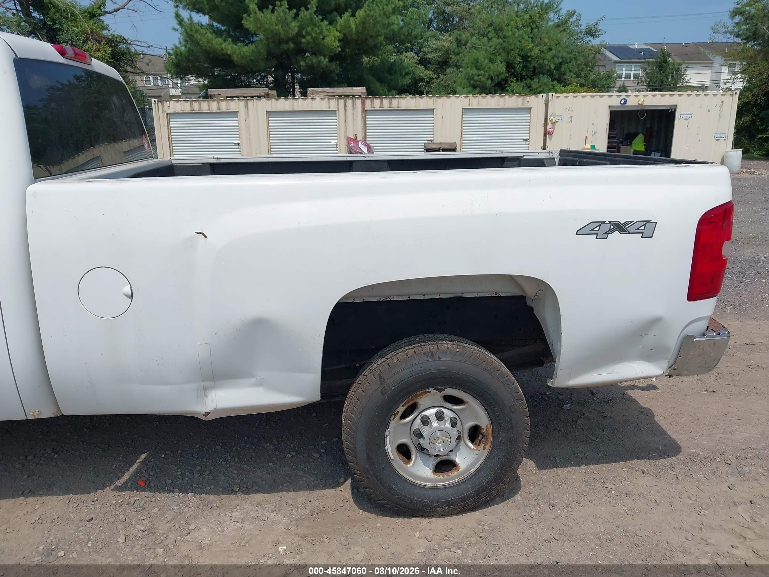 2008 Chevrolet Silverado 2500hd Work Truck White vin: 1GCHK23K18F190891