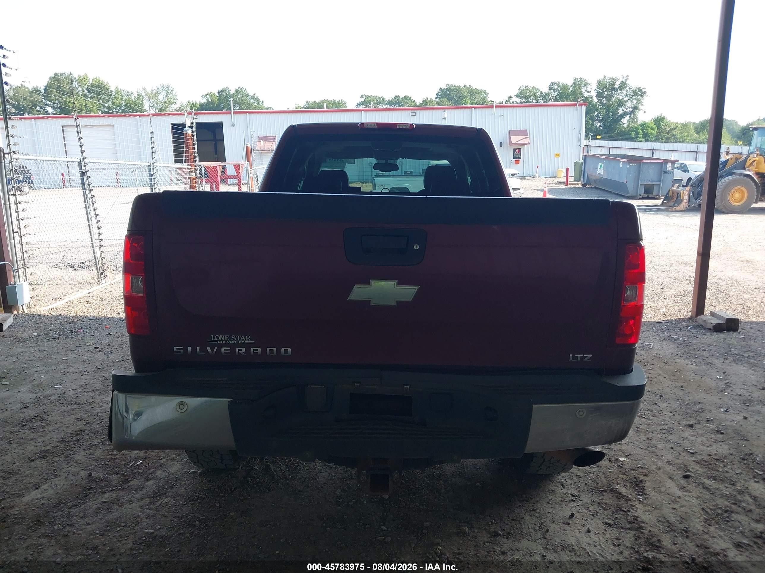 2008 Chevrolet Silverado 2500hd Ltz Burgundy vin: 1GCHK23K28F140002