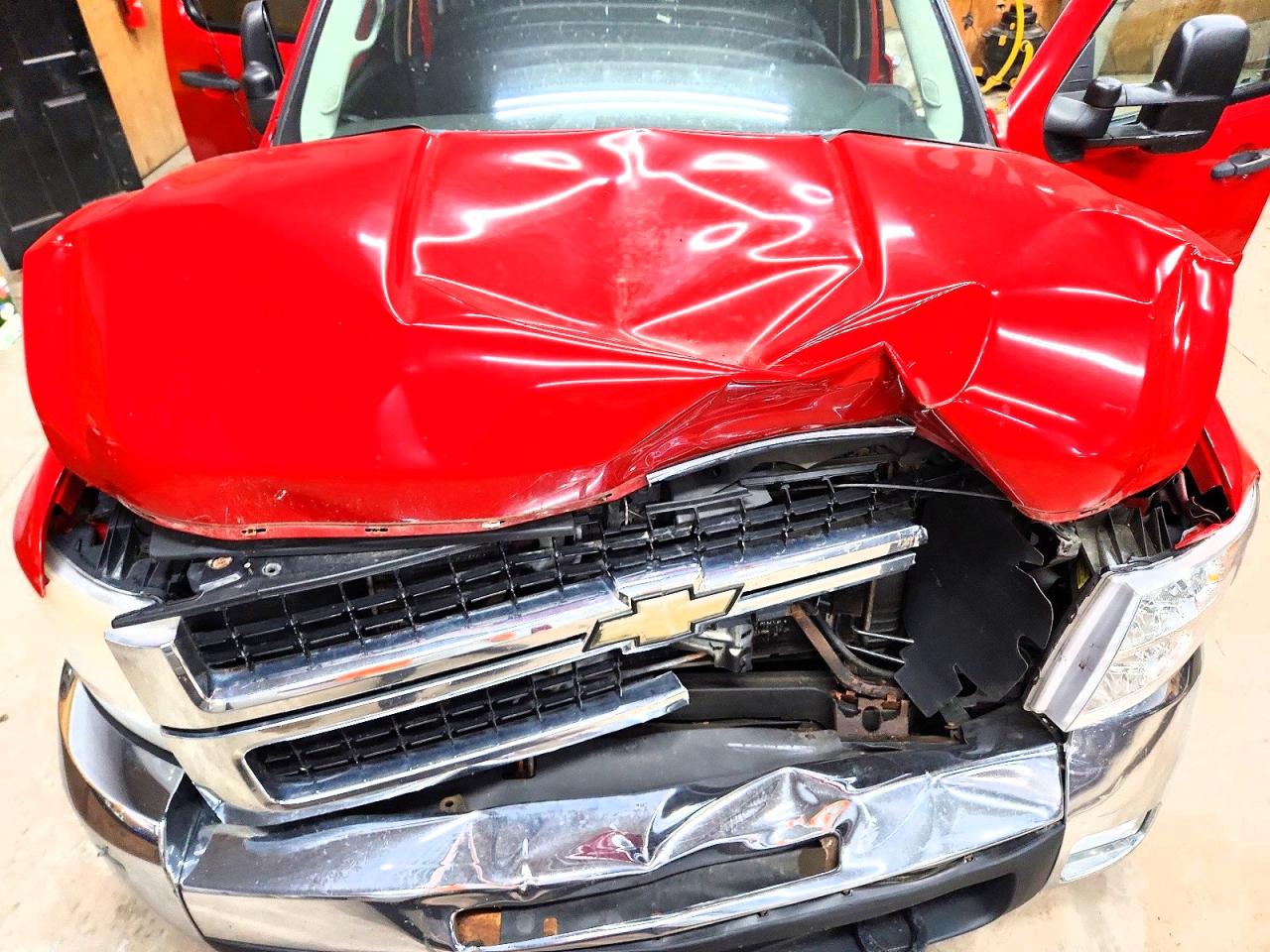2007 Chevrolet Silverado K2500 Heavy Duty Red vin: 1GCHK23K47F511305