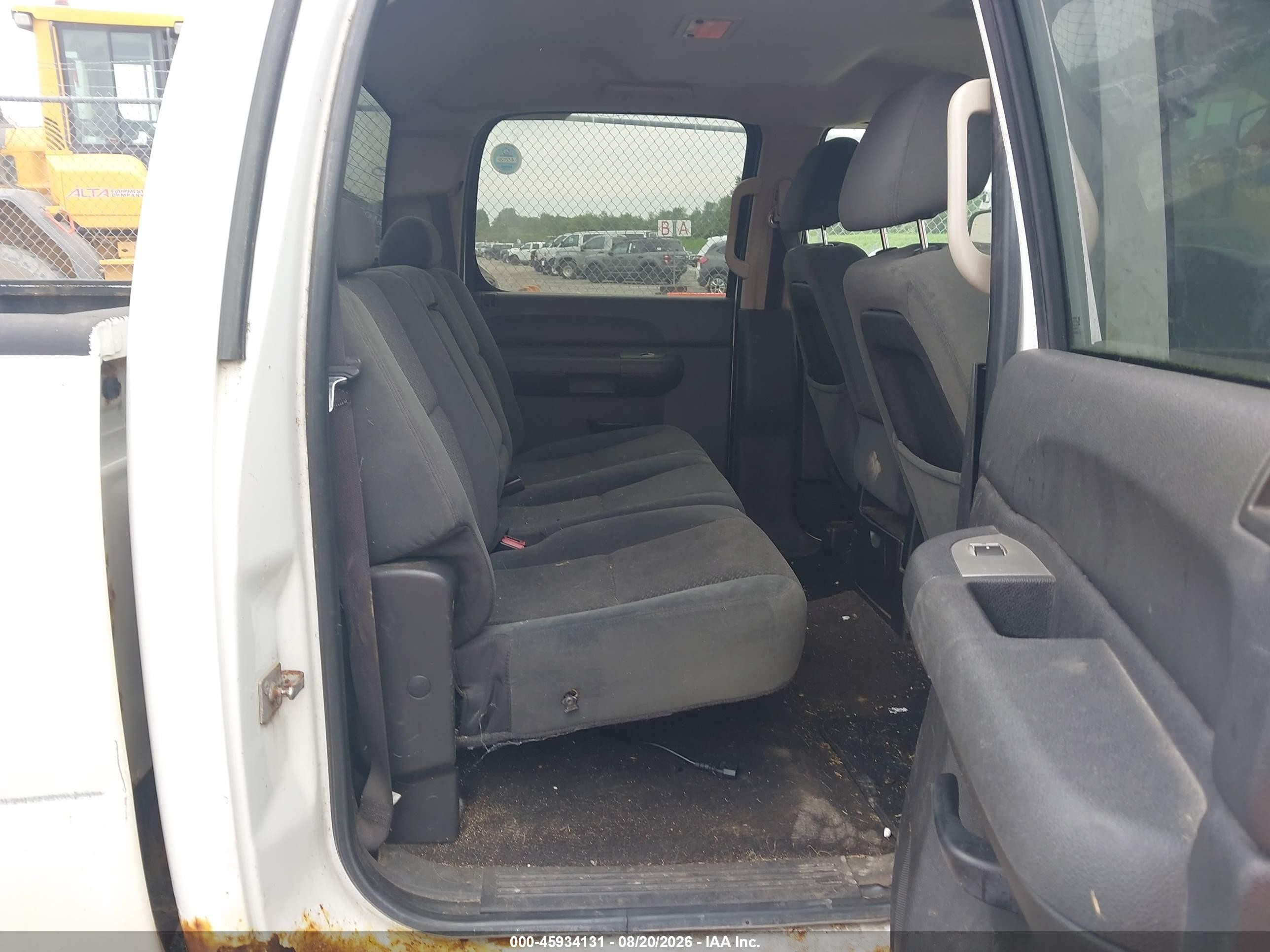 2008 Chevrolet Silverado 2500hd Lt1 White vin: 1GCHK23K48F115702