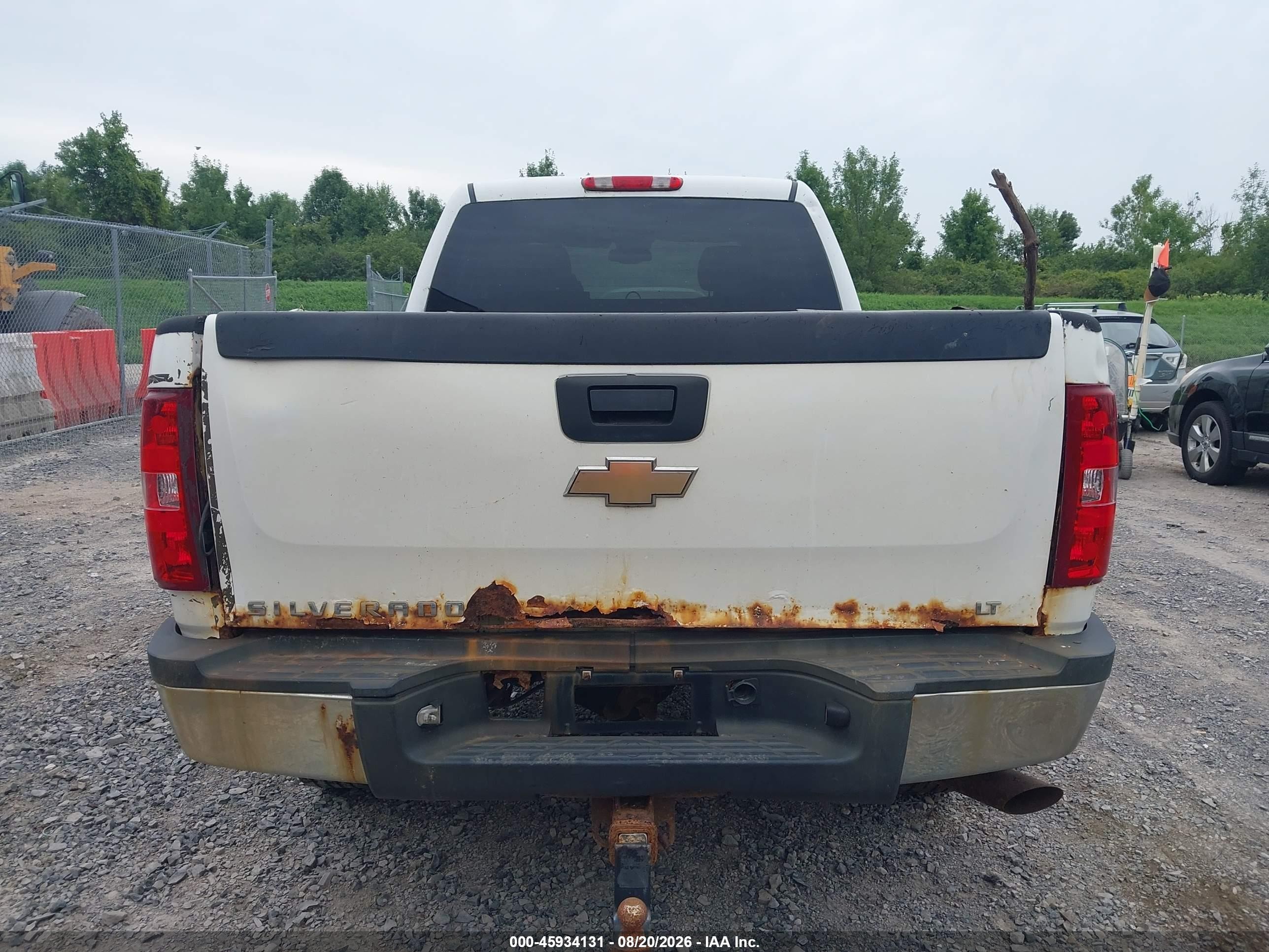 2008 Chevrolet Silverado 2500hd Lt1 White vin: 1GCHK23K48F115702