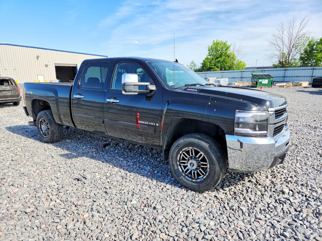 2008 Chevrolet Silverado K2500 Heavy Duty Черный vin: 1GCHK23K48F131155
