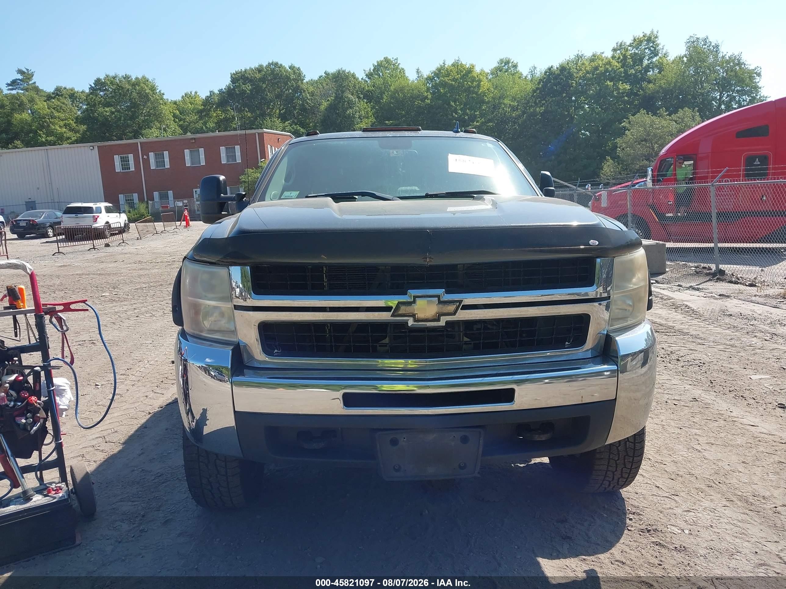 2007 Chevrolet Silverado 2500hd Lt1 Black vin: 1GCHK23K57F533572