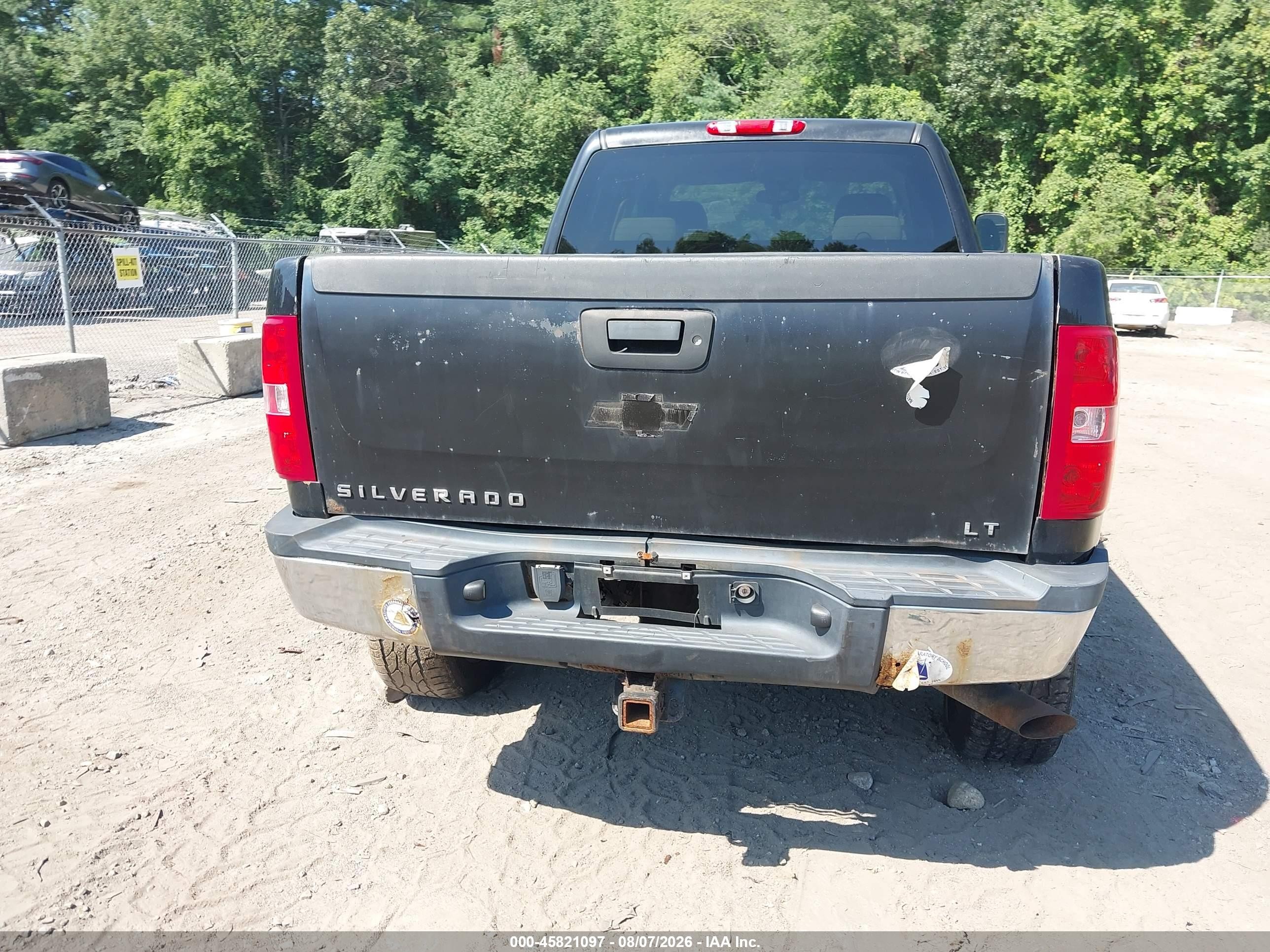 2007 Chevrolet Silverado 2500hd Lt1 Black vin: 1GCHK23K57F533572