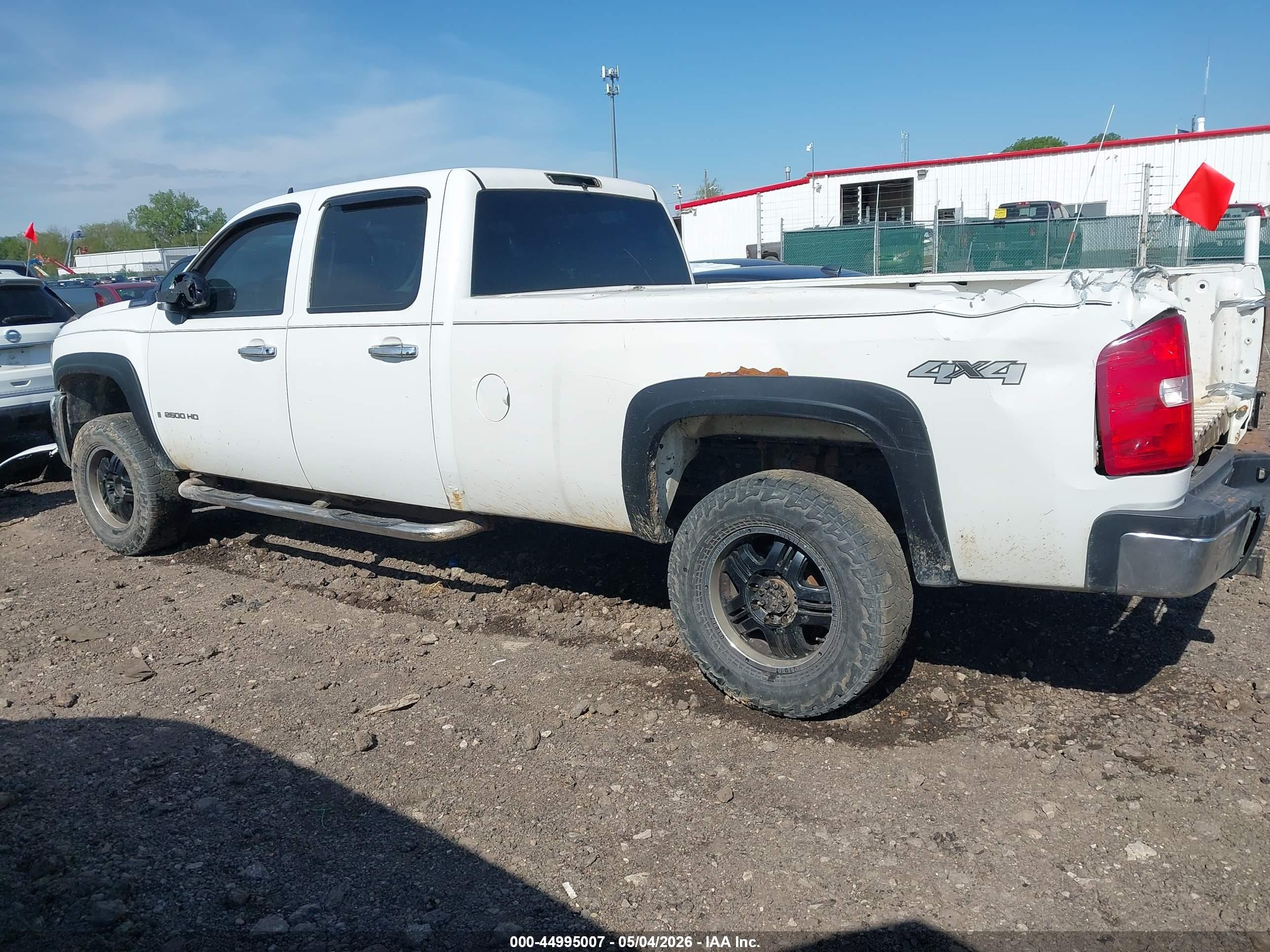 2008 Chevrolet Silverado 2500hd Work Truck White vin: 1GCHK23K58F140821