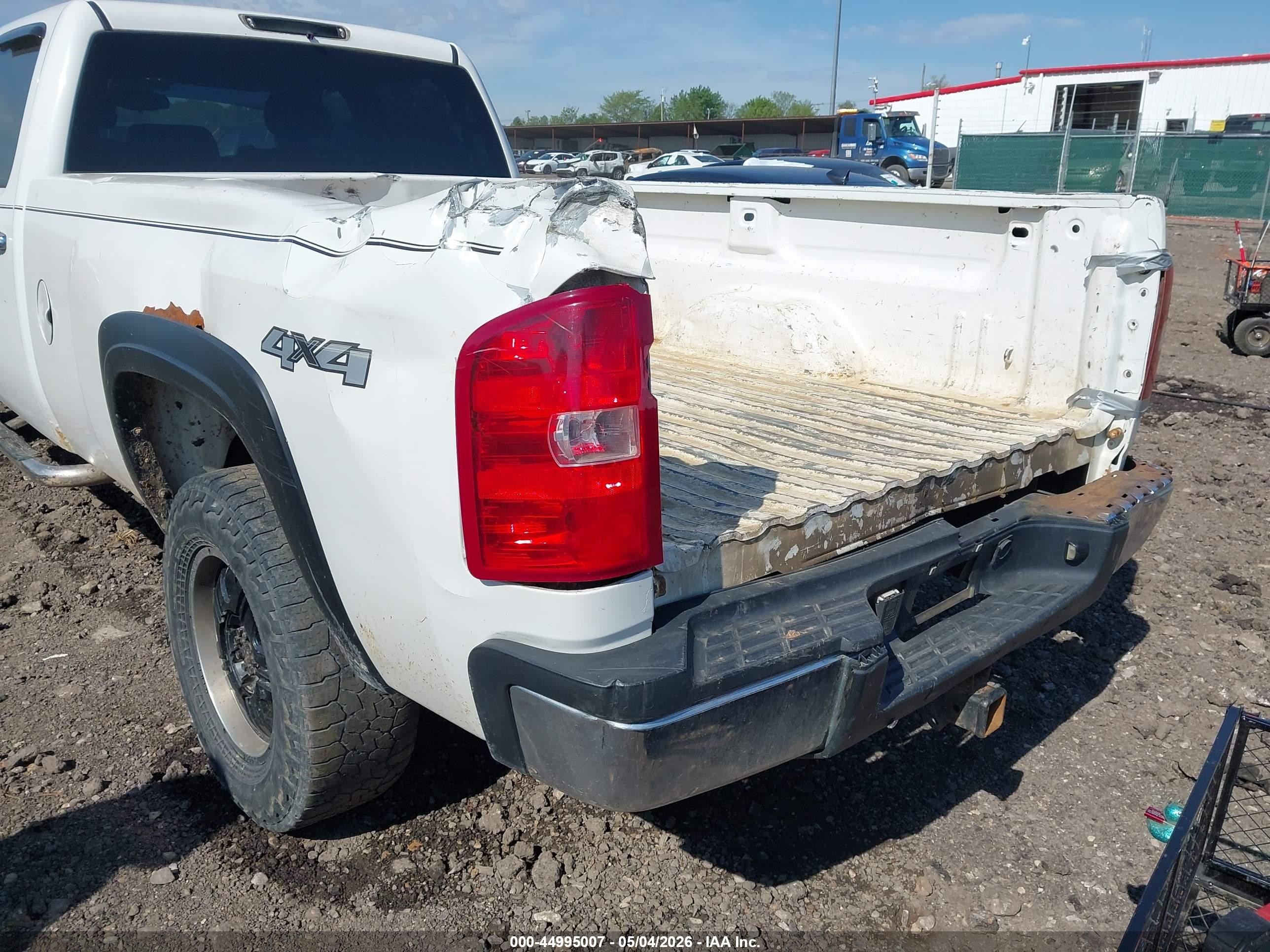 2008 Chevrolet Silverado 2500hd Work Truck White vin: 1GCHK23K58F140821