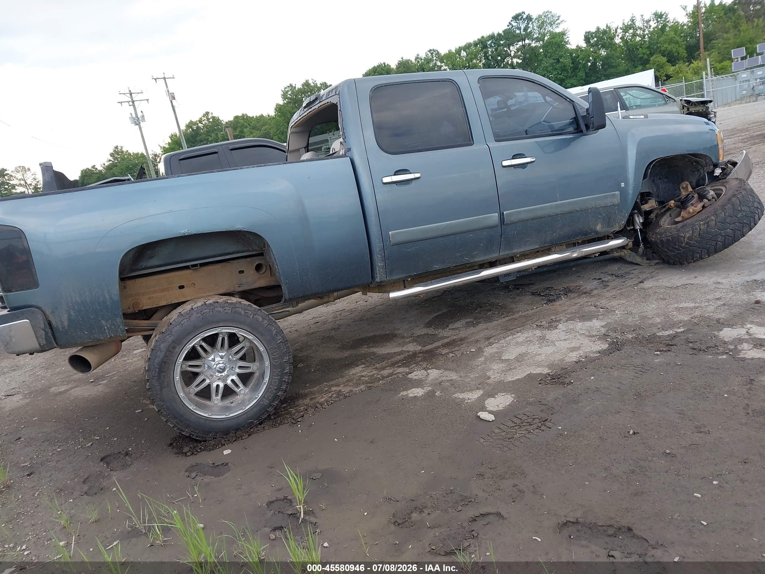 2008 Chevrolet Silverado 2500hd Lt2 Blue vin: 1GCHK23K68F120285