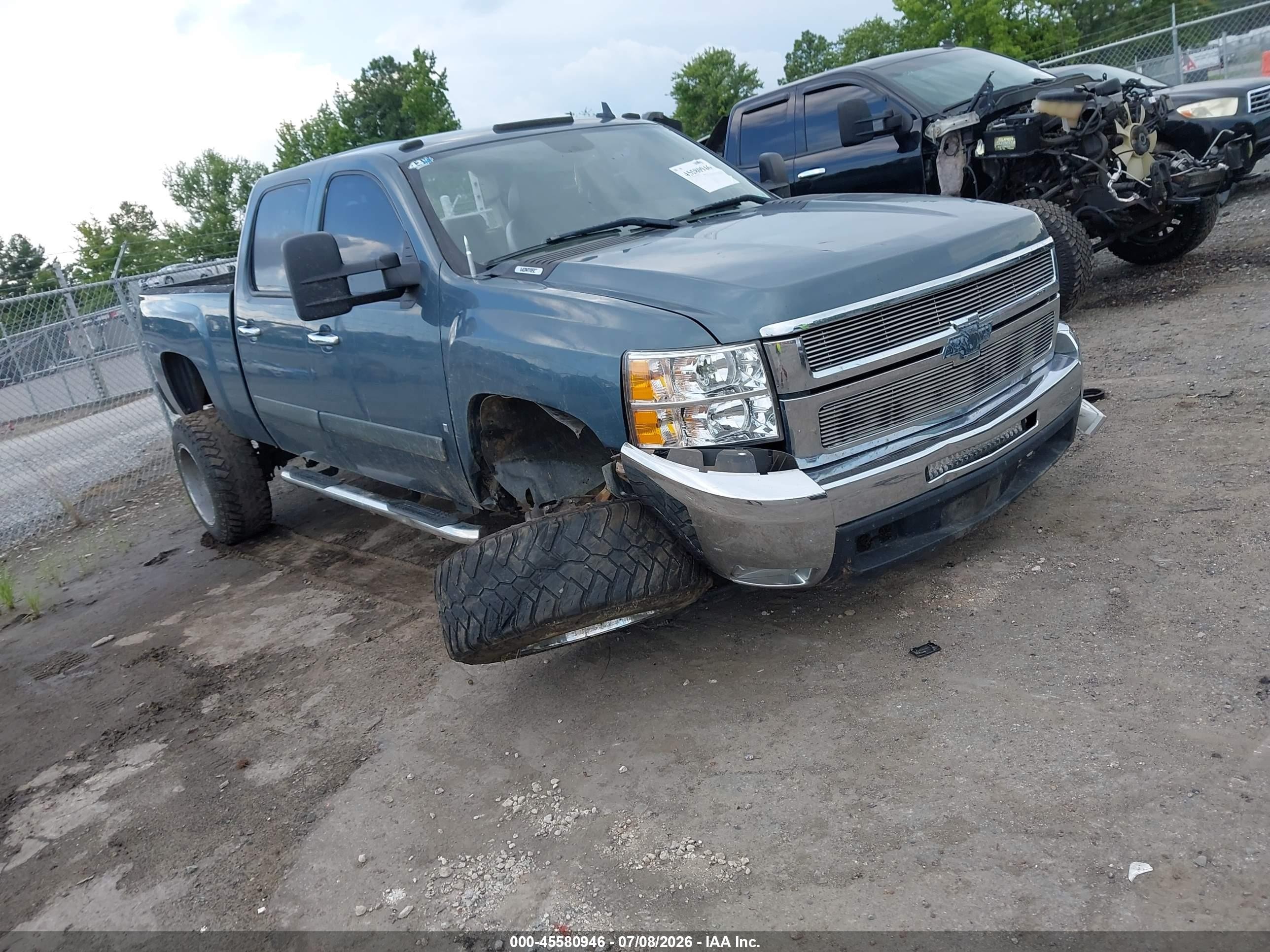 2008 Chevrolet Silverado 2500hd Lt2 Blue vin: 1GCHK23K68F120285