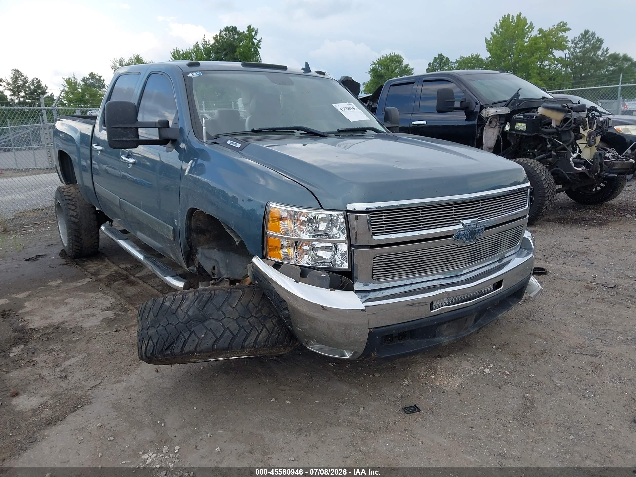 2008 Chevrolet Silverado 2500hd Lt2 Blue vin: 1GCHK23K68F120285