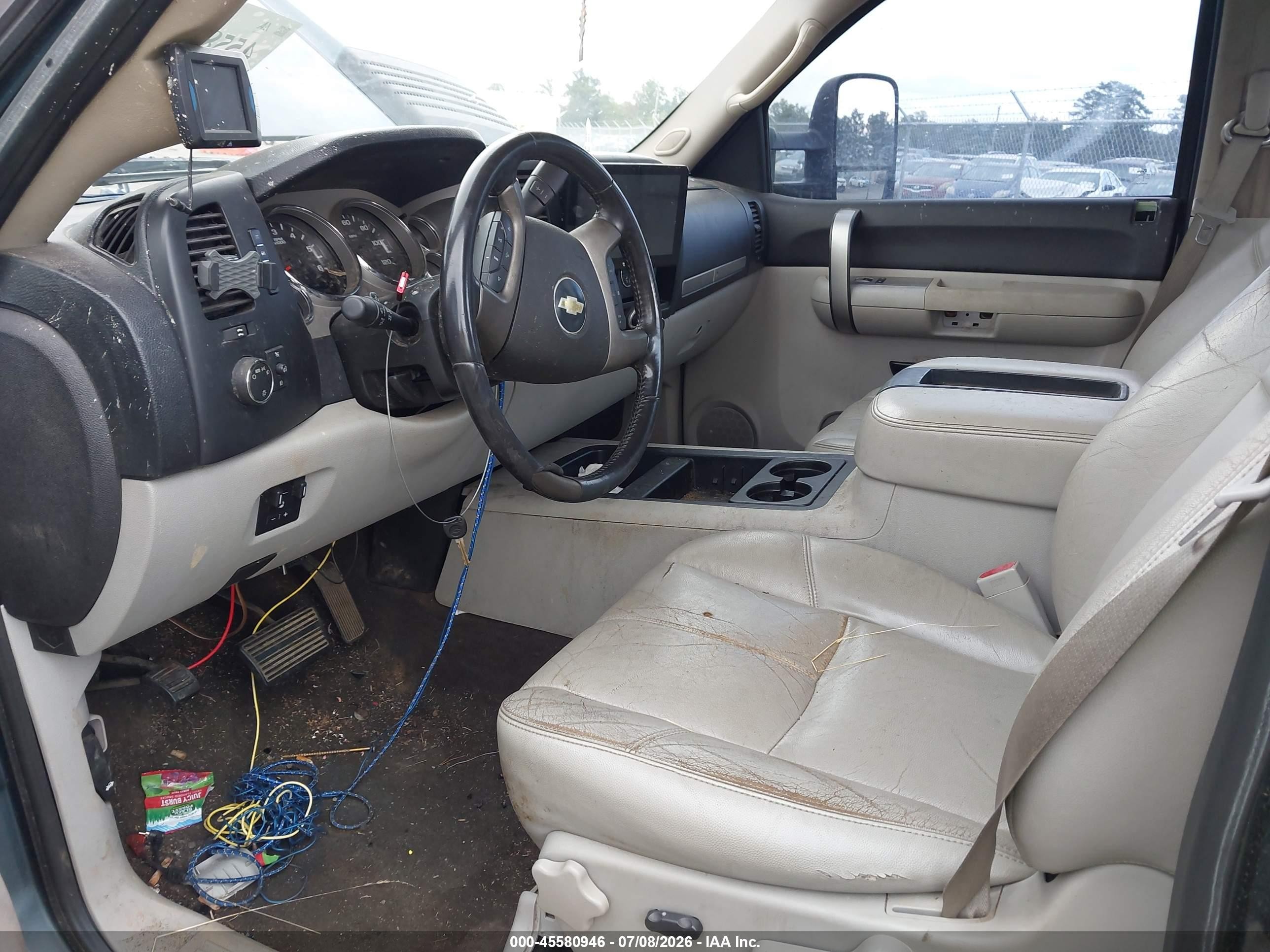 2008 Chevrolet Silverado 2500hd Lt2 Blue vin: 1GCHK23K68F120285