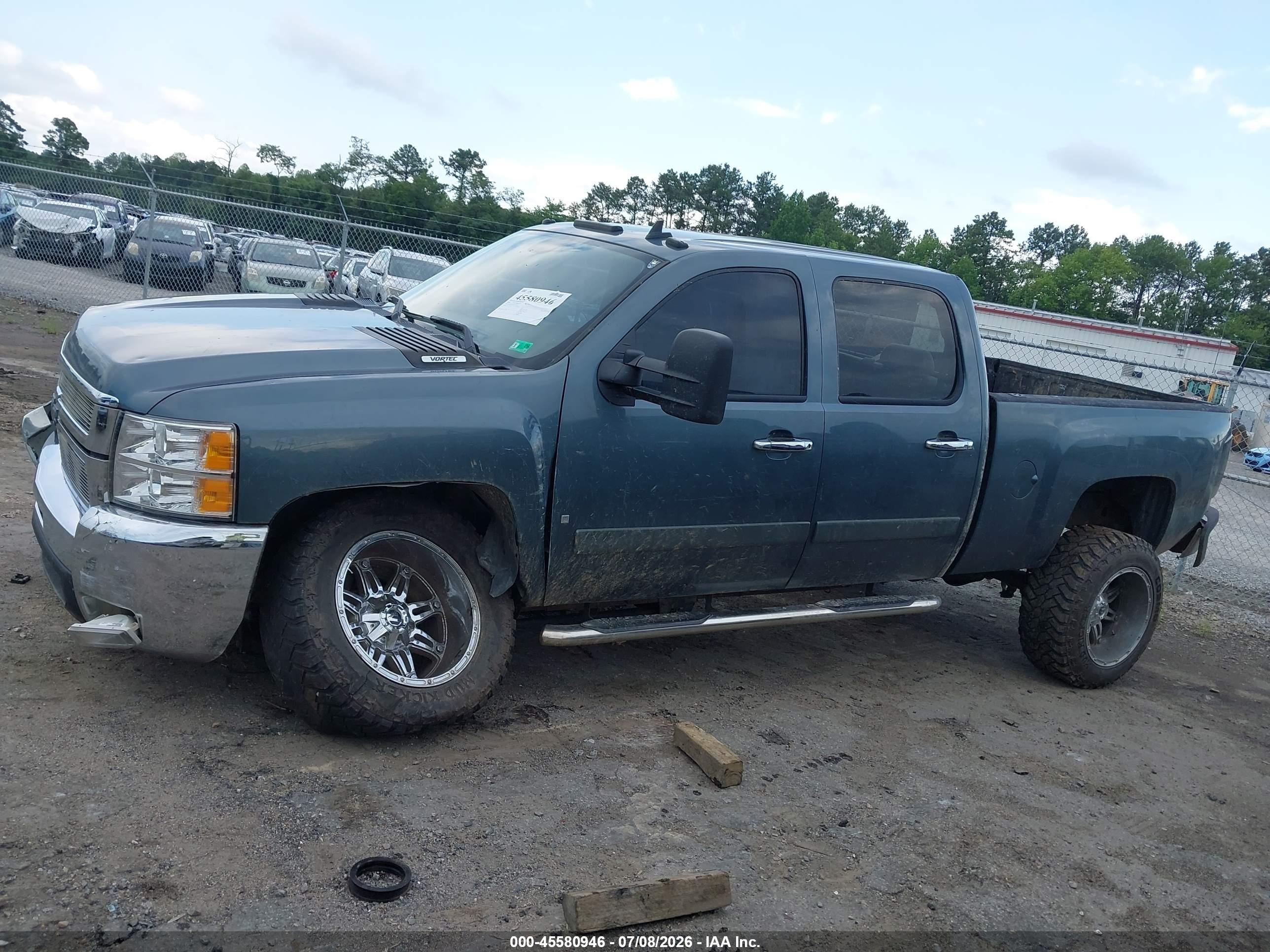 2008 Chevrolet Silverado 2500hd Lt2 Blue vin: 1GCHK23K68F120285