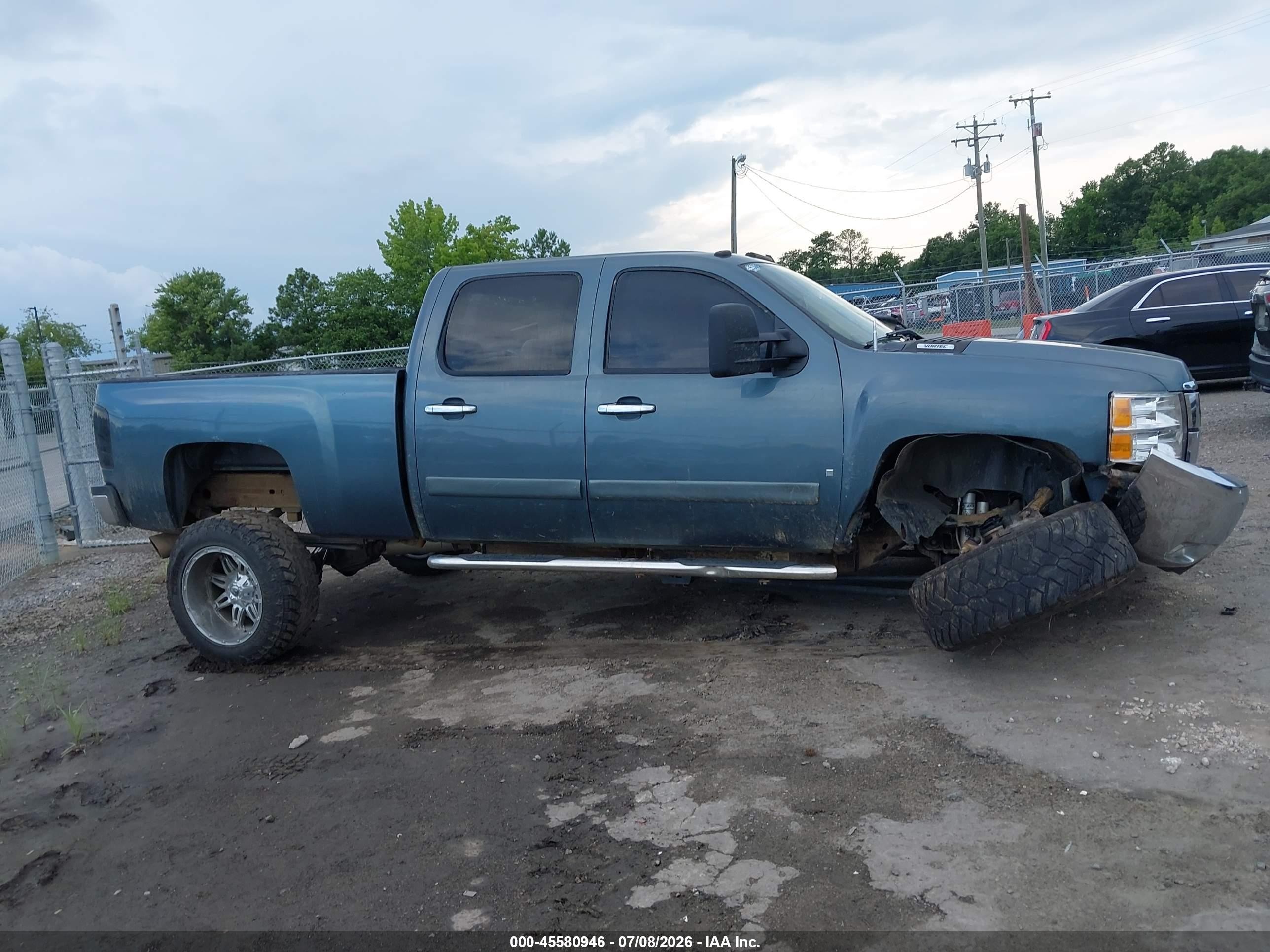 2008 Chevrolet Silverado 2500hd Lt2 Blue vin: 1GCHK23K68F120285