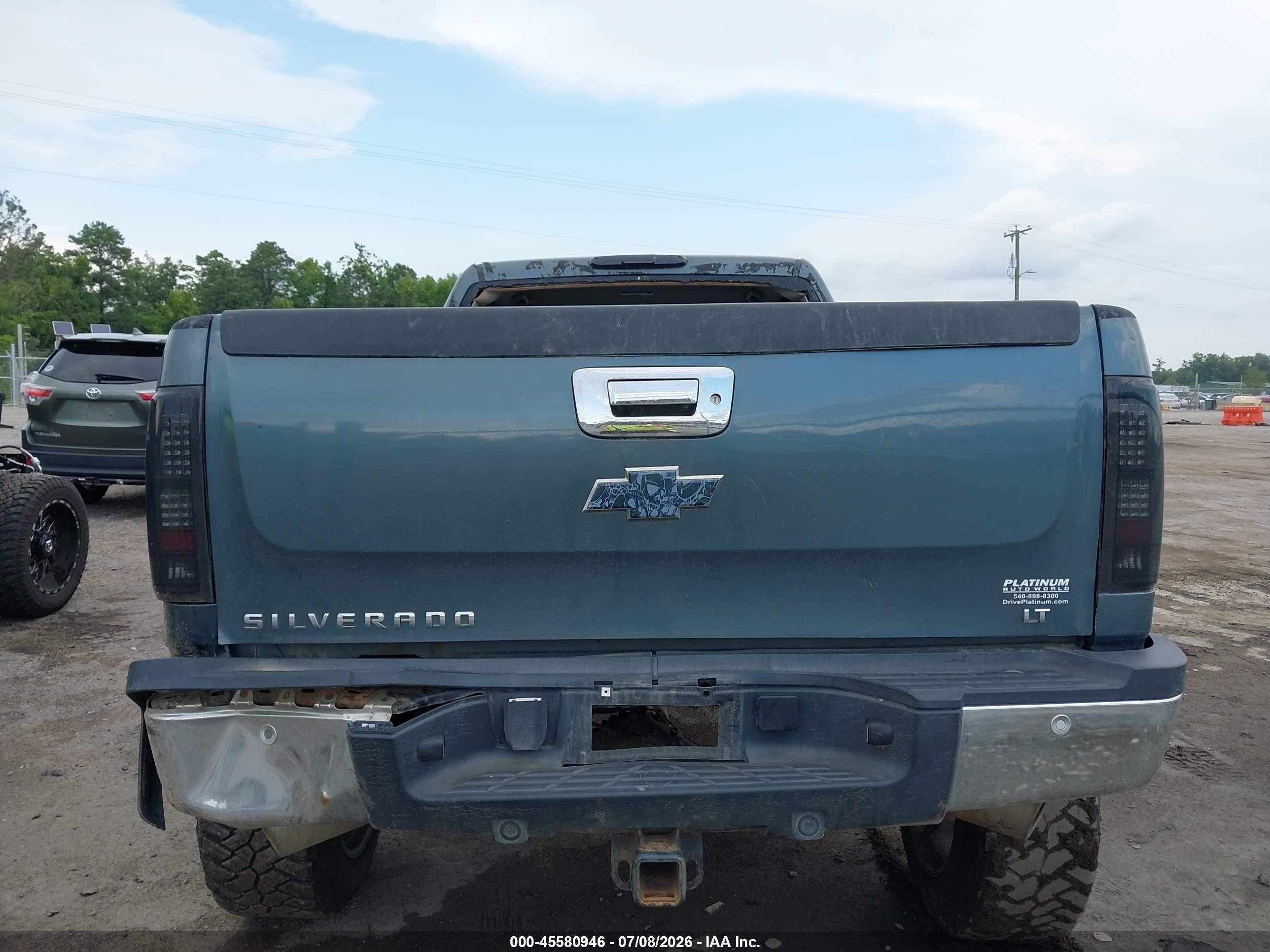 2008 Chevrolet Silverado 2500hd Lt2 Blue vin: 1GCHK23K68F120285
