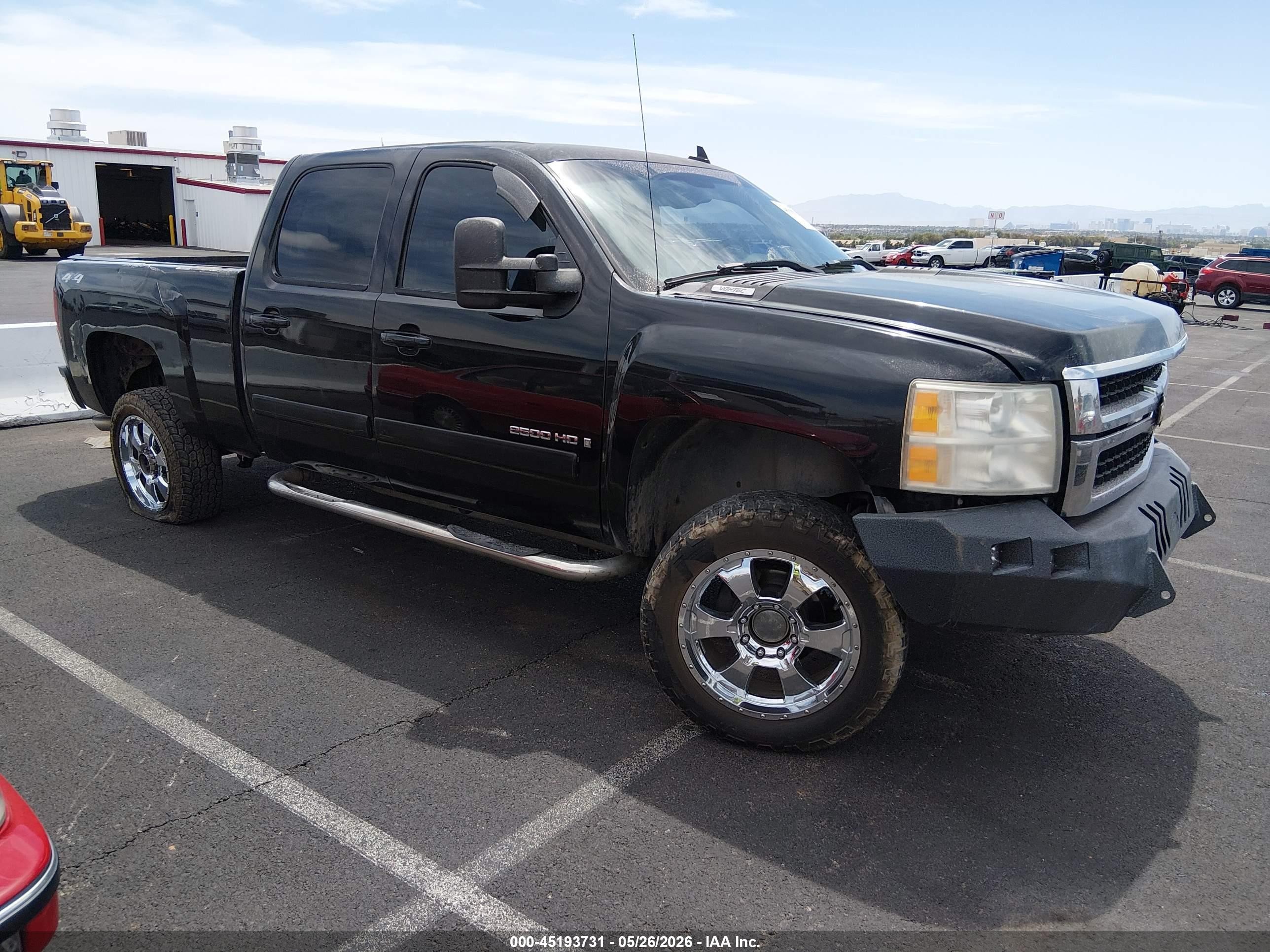 2008 Chevrolet Silverado 2500hd Ltz Black vin: 1GCHK23K78F187588