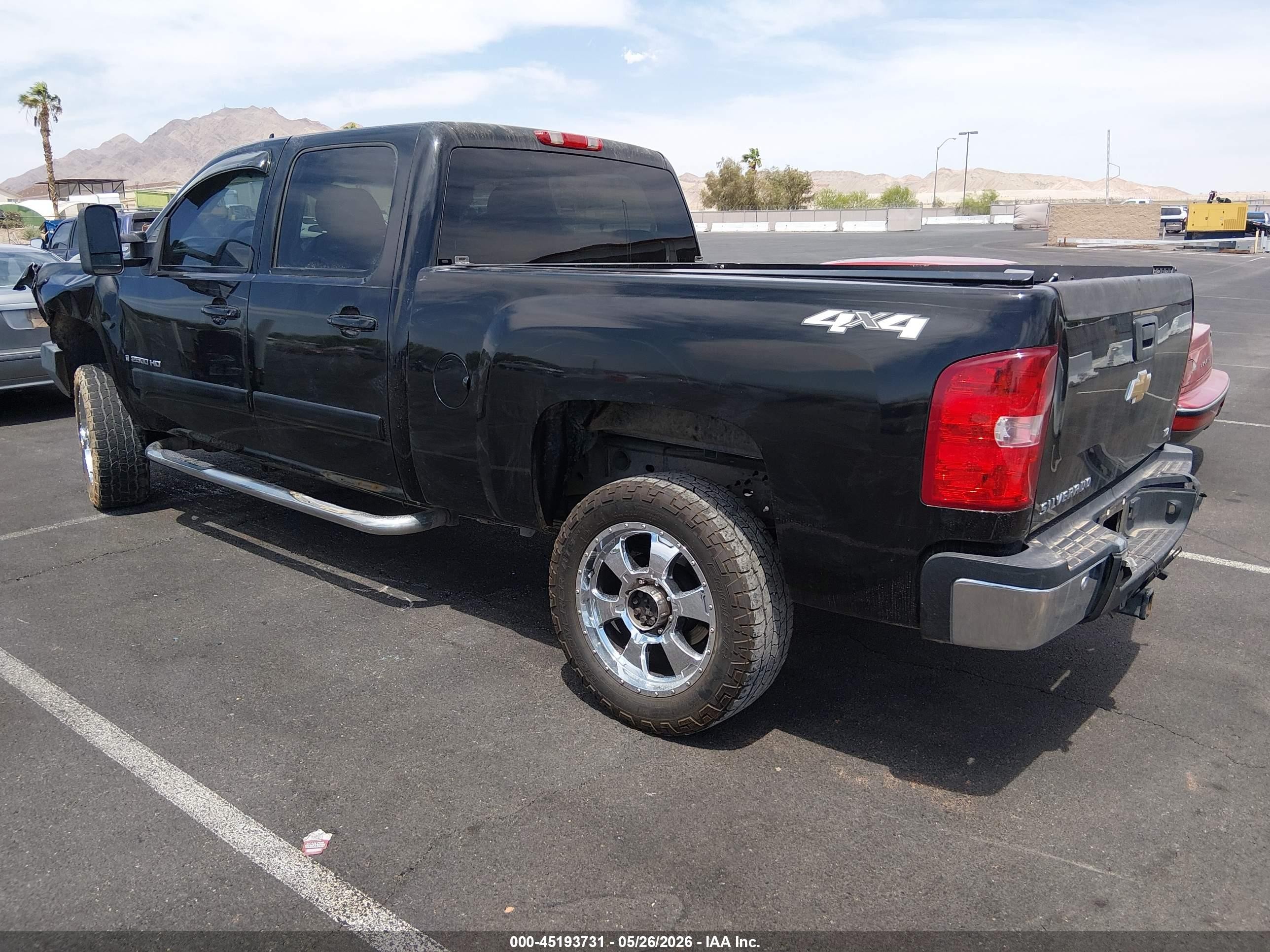 2008 Chevrolet Silverado 2500hd Ltz Black vin: 1GCHK23K78F187588
