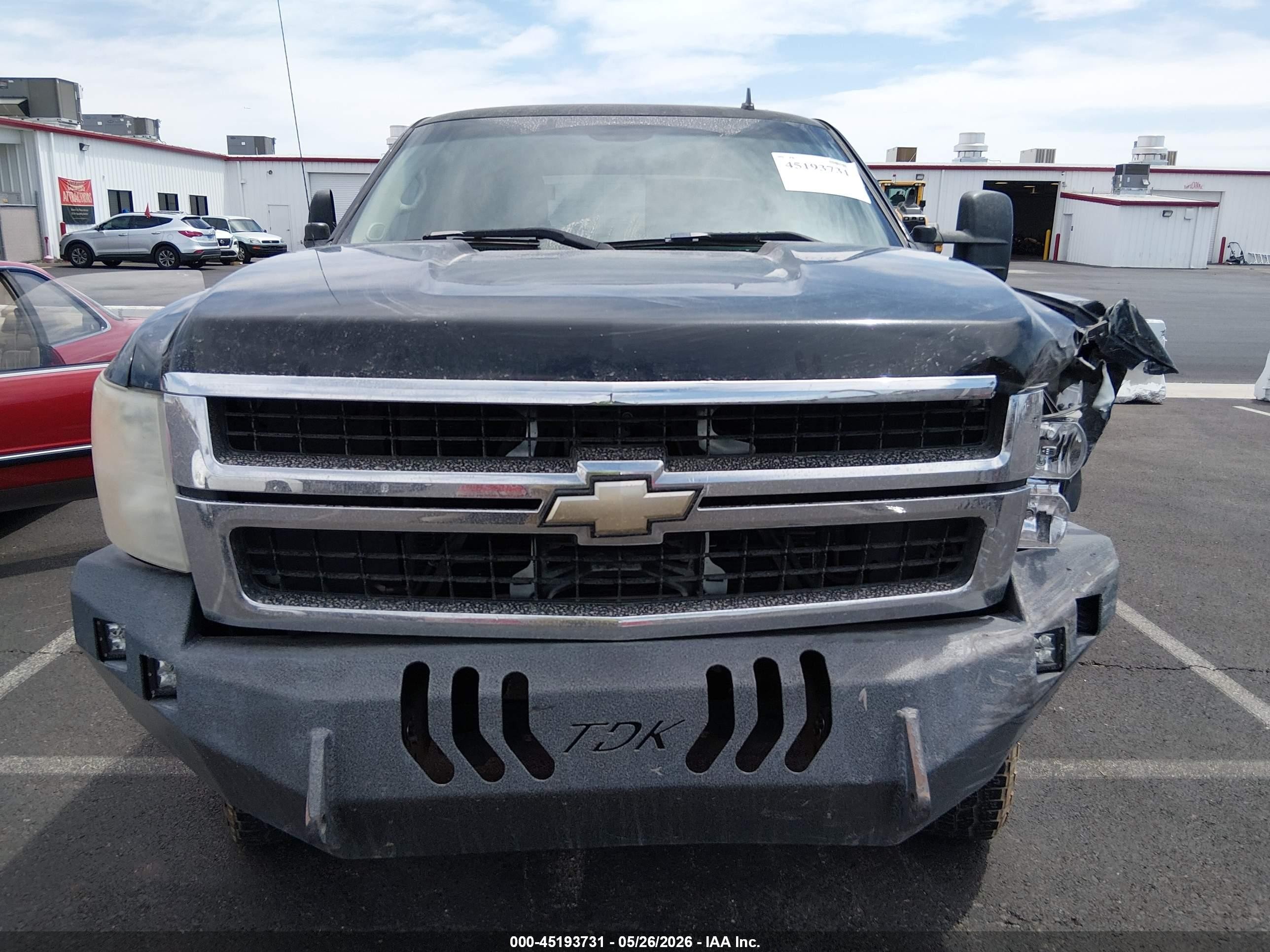 2008 Chevrolet Silverado 2500hd Ltz Black vin: 1GCHK23K78F187588