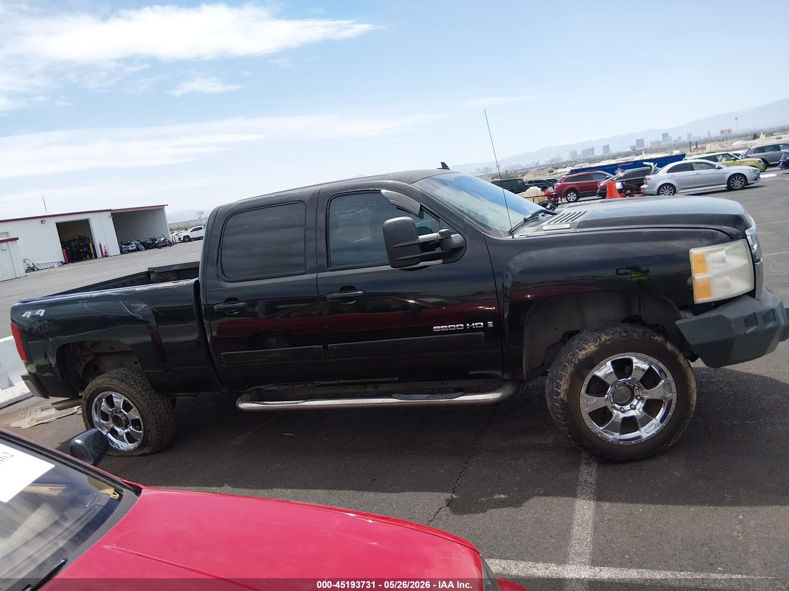 2008 Chevrolet Silverado 2500hd Ltz Black vin: 1GCHK23K78F187588