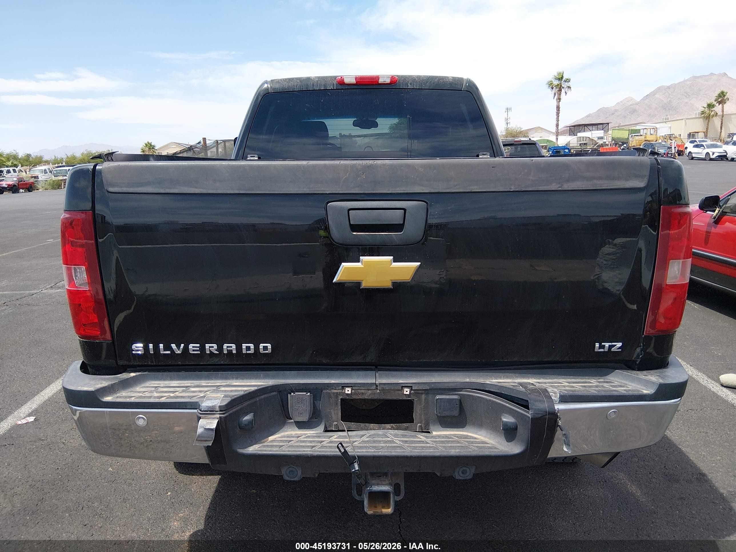 2008 Chevrolet Silverado 2500hd Ltz Black vin: 1GCHK23K78F187588