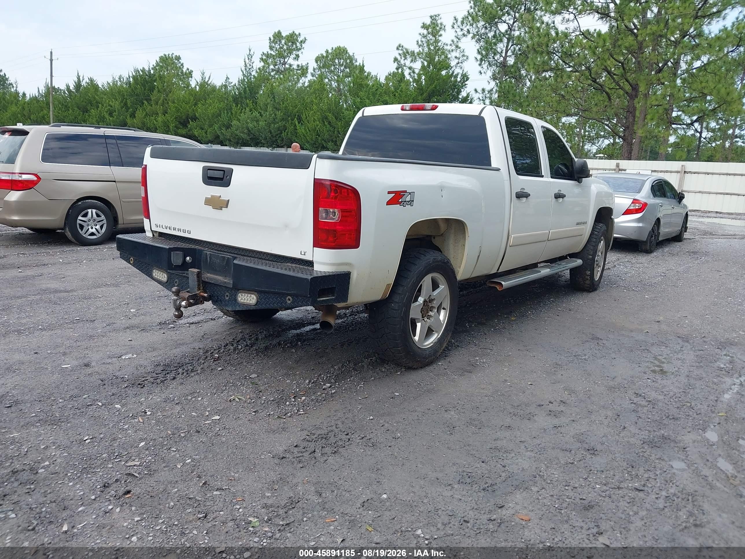 2007 Chevrolet Silverado 2500hd Lt1 Белый vin: 1GCHK23K87F564671