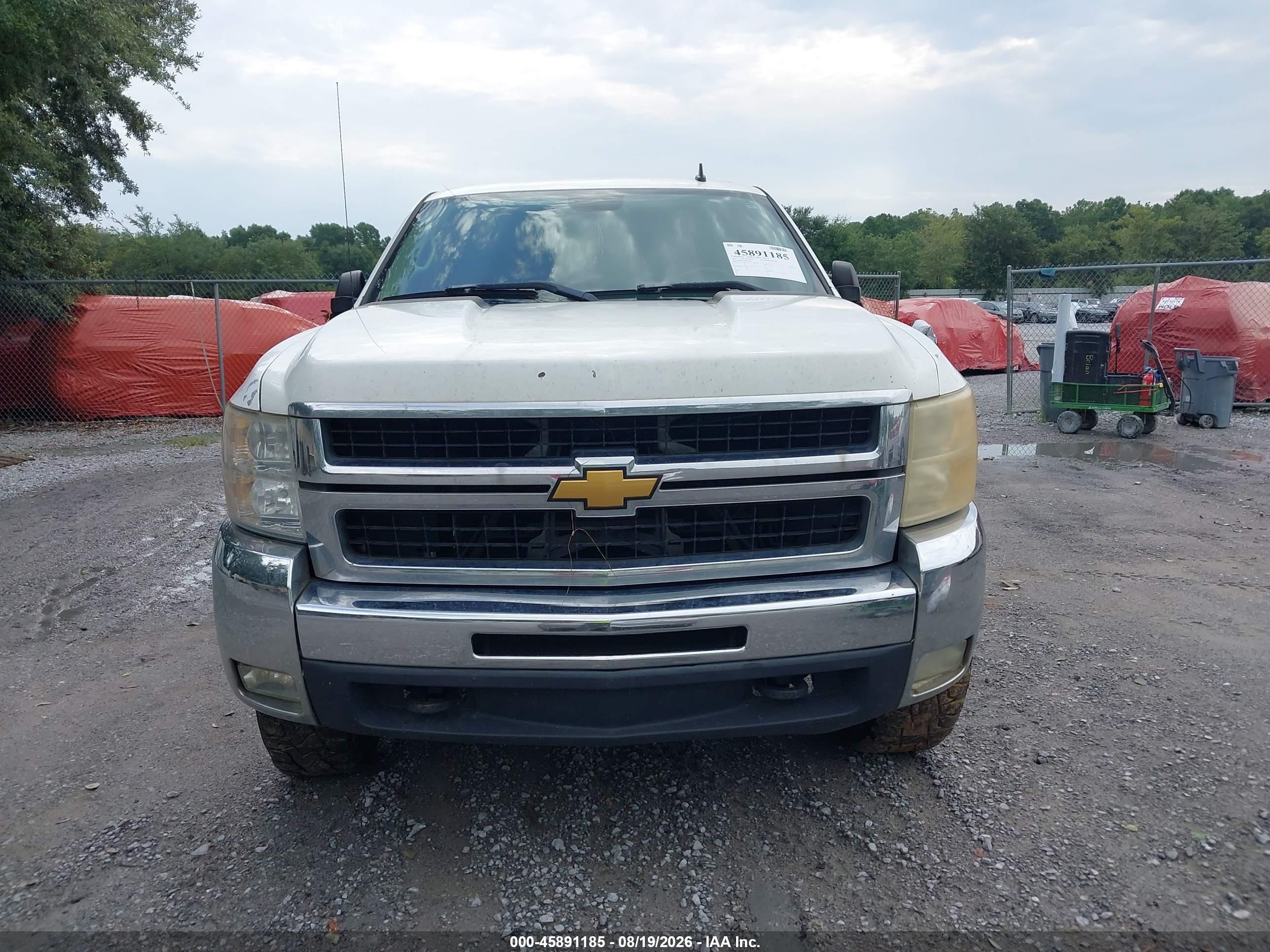 2007 Chevrolet Silverado 2500hd Lt1 Белый vin: 1GCHK23K87F564671