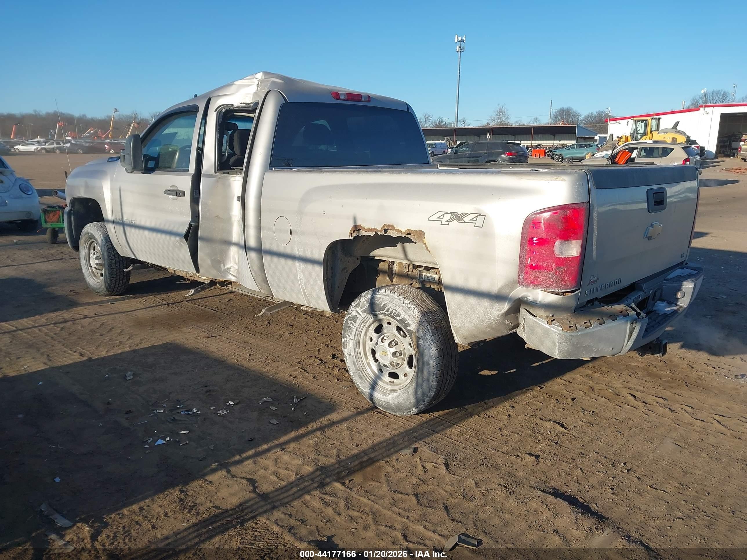 2008 Chevrolet Silverado 2500hd Work Truck Silver vin: 1GCHK23KX8F149952