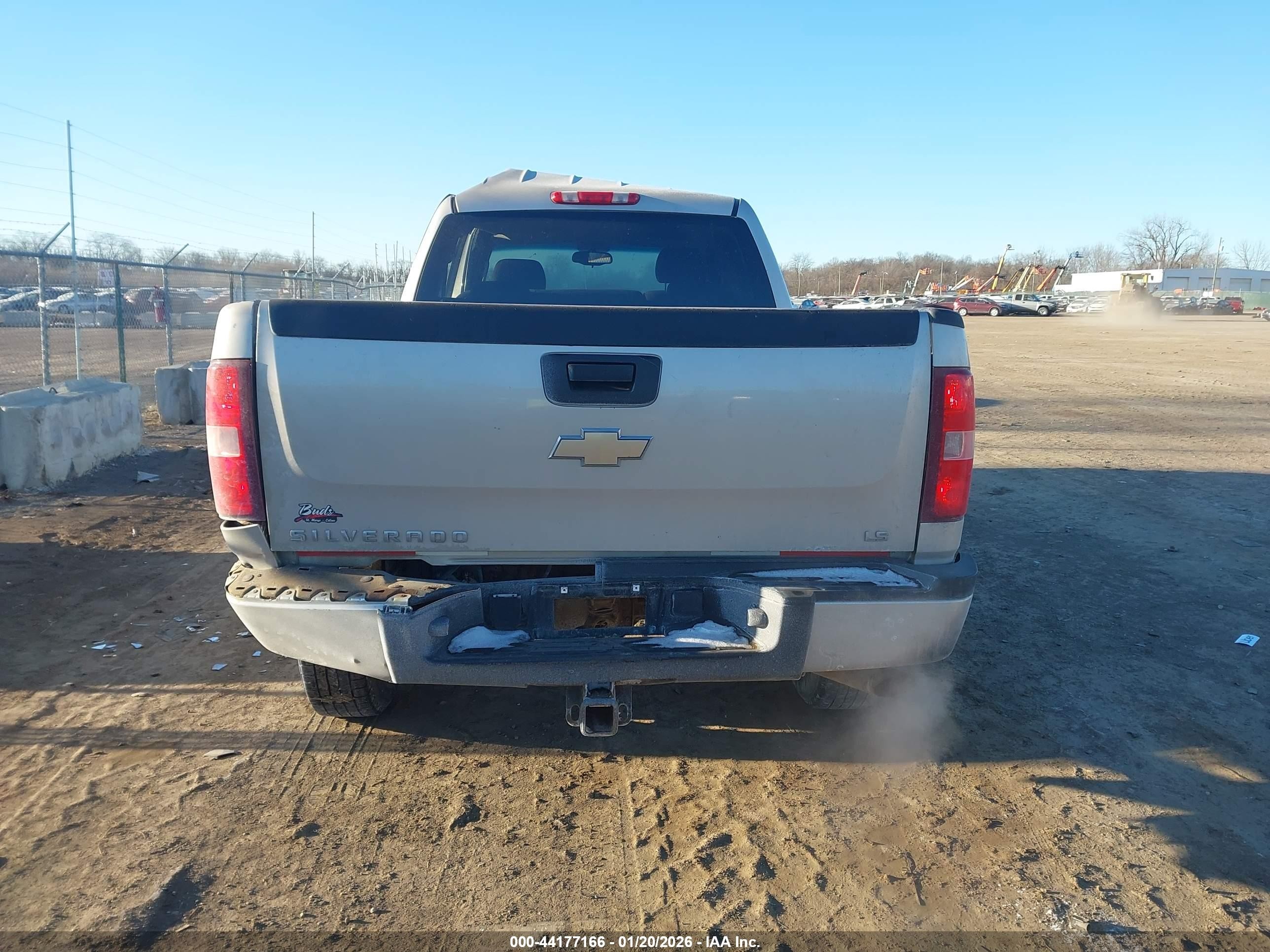 2008 Chevrolet Silverado 2500hd Work Truck Silver vin: 1GCHK23KX8F149952