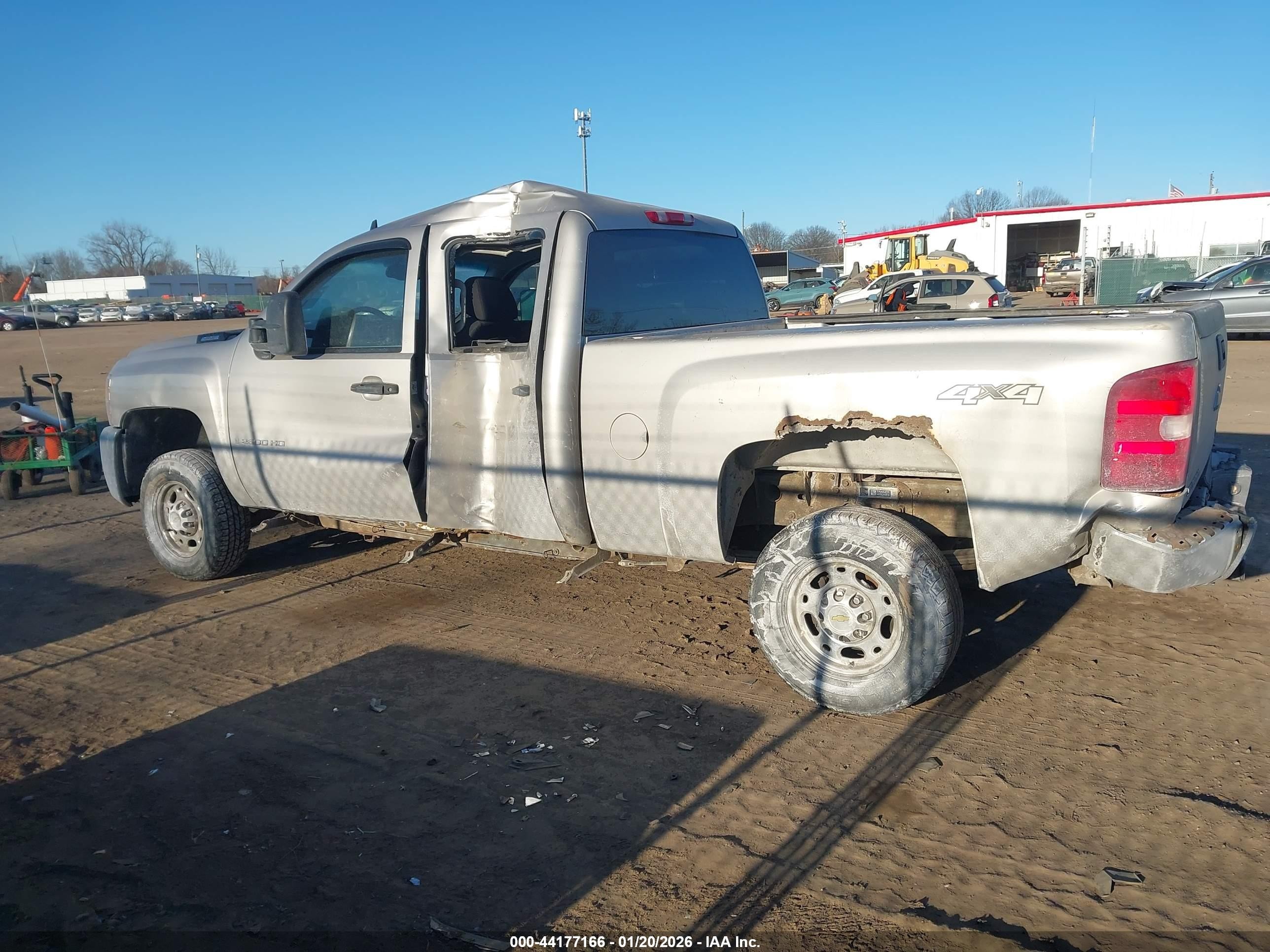 2008 Chevrolet Silverado 2500hd Work Truck Silver vin: 1GCHK23KX8F149952