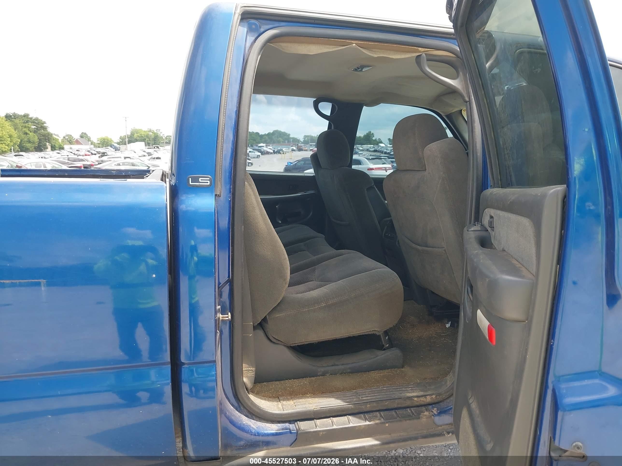2003 Chevrolet Silverado 2500hd Ls Blue vin: 1GCHK23U03F150781