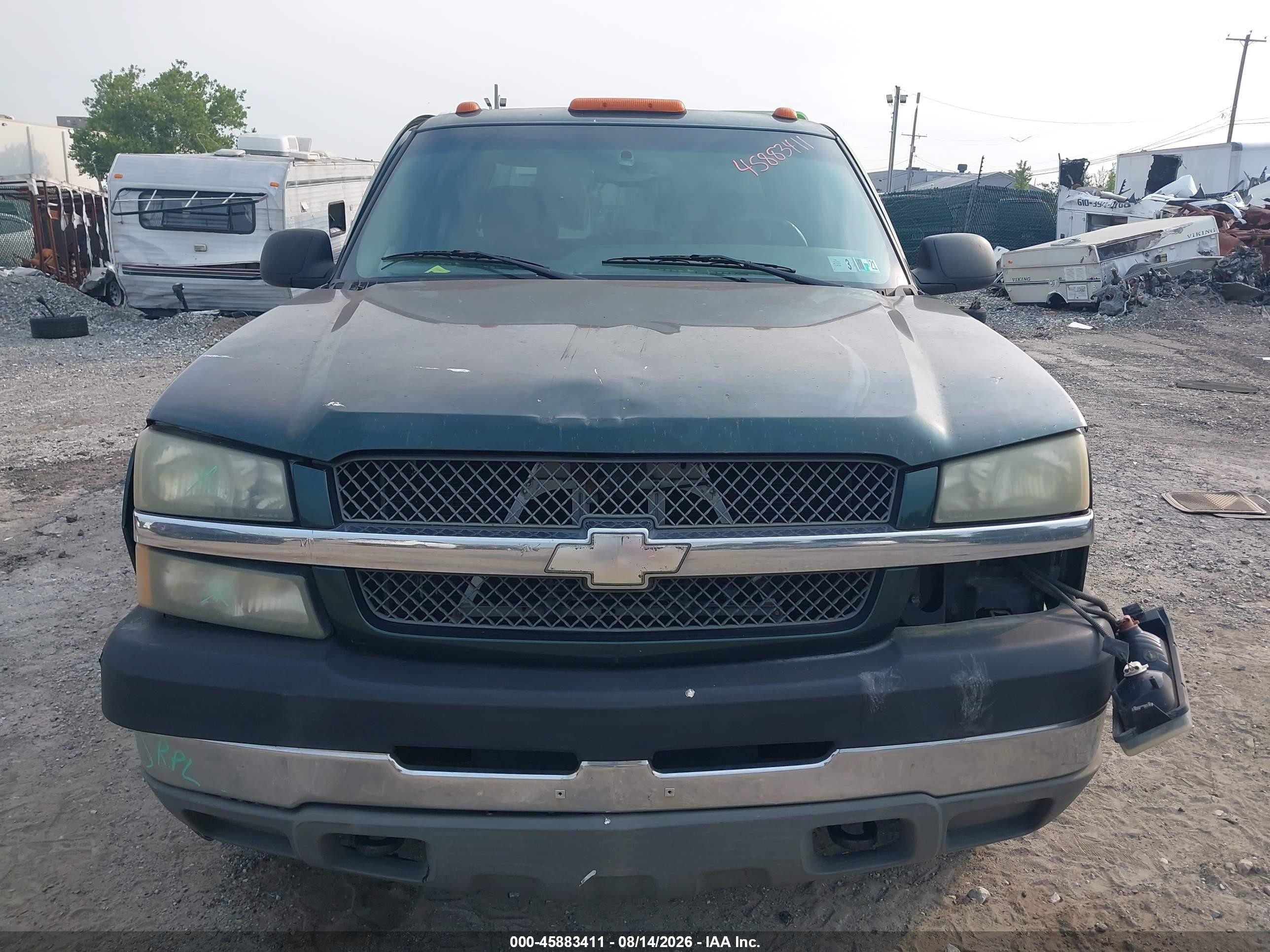 2004 Chevrolet Silverado 2500hd Ls Green vin: 1GCHK23U04F123047
